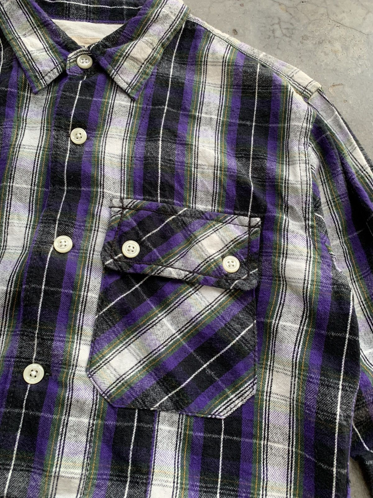 Beams Plus JapaneseBrand Beams Flannel Button Up Shirt Size US S / EU 44-46 / 1 - 2 Thumbnail