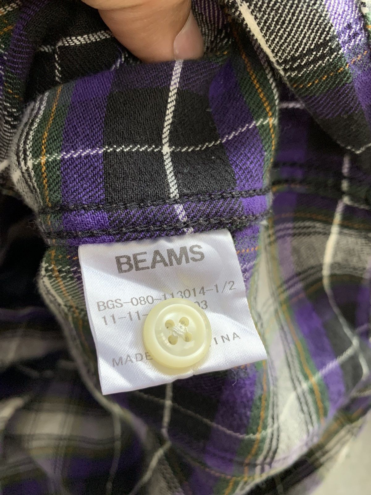Beams Plus JapaneseBrand Beams Flannel Button Up Shirt Size US S / EU 44-46 / 1 - 5 Thumbnail