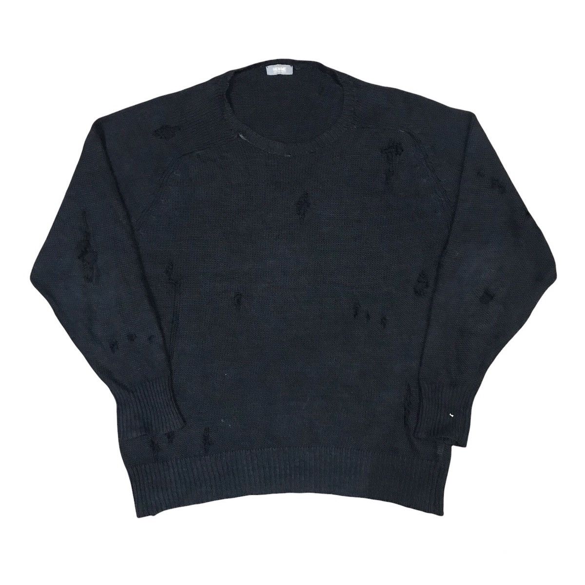 Comme des Garcons Homme Comme des Garcons Homme 1982 “Holes” Distressed knit Jumper Size US XL / EU 56 / 4 - 3 Thumbnail