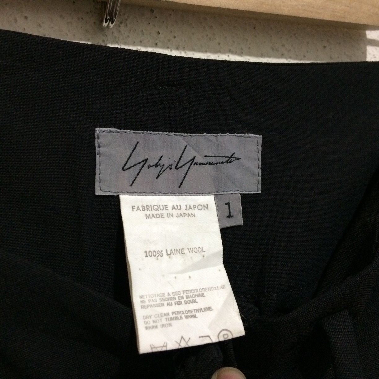 Yohji Yamamoto Vintage iconic YOHJI YAMAMOTO pour Homme Pants high waist Size US 27 - 8 Thumbnail