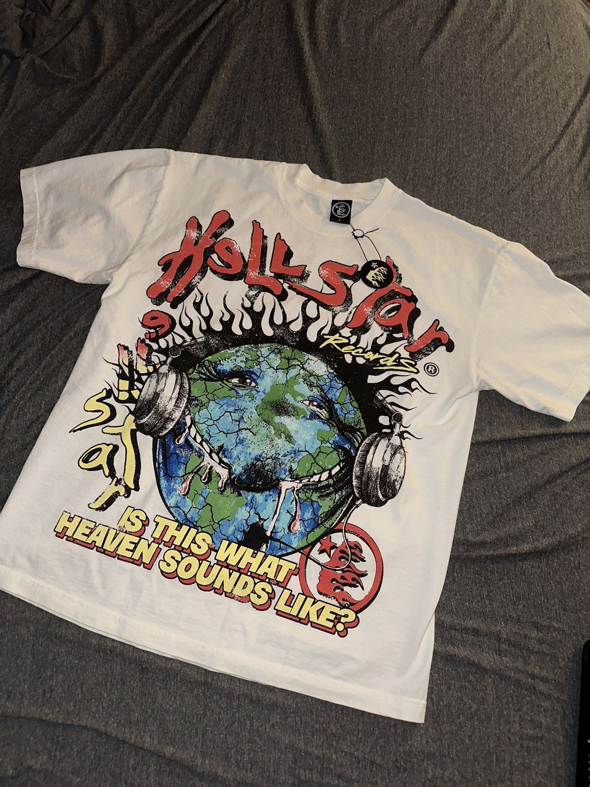 HELLSTAR グラフィック Tシャツ 半袖 Heaven On Earth/関送無料 Hellstar T Shirt Heaven on Earth | TikTok