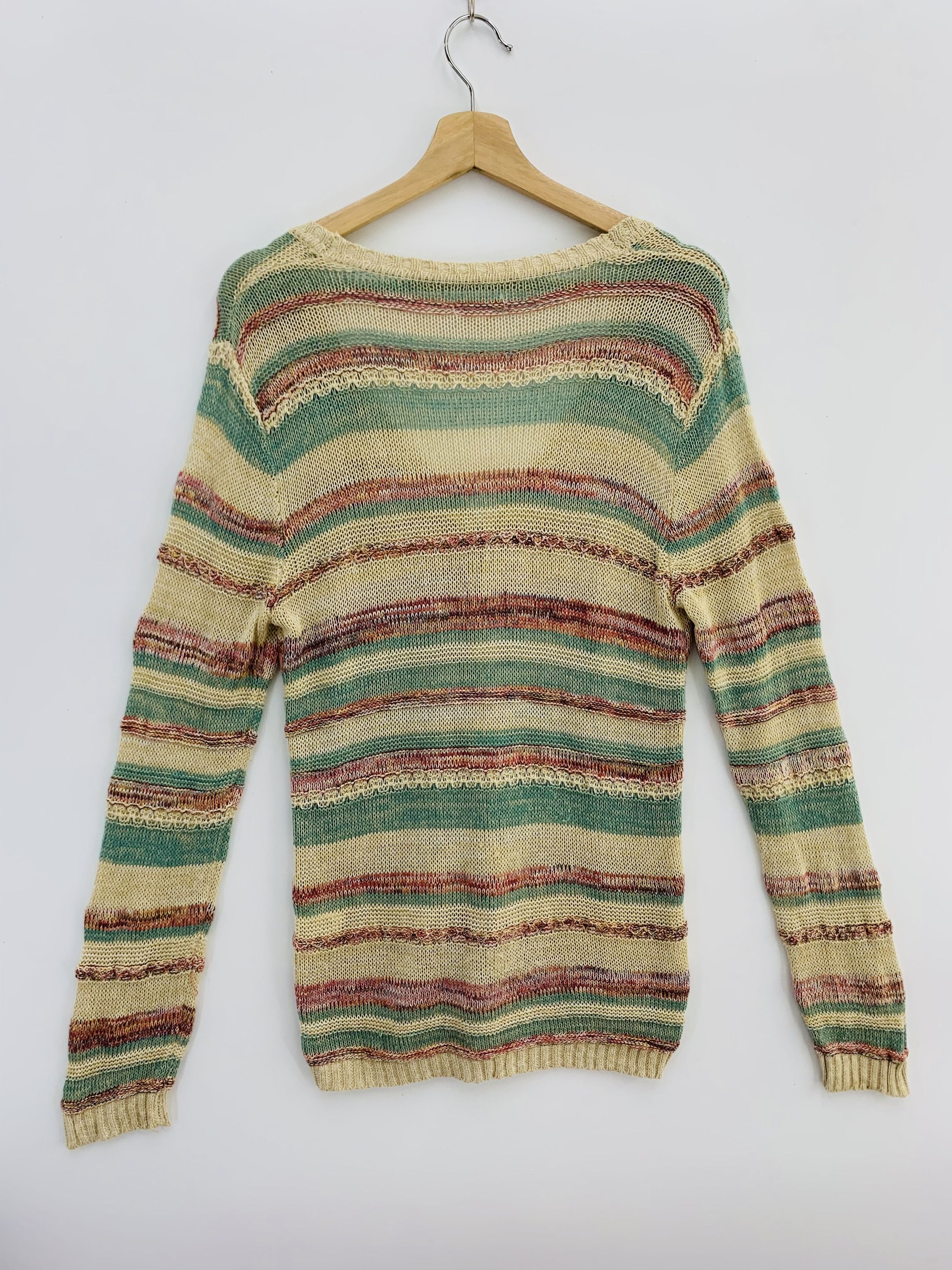 Japanese Brand Revo Knit Cardigan Multicolor Size S / US 4 / IT 40 - 2 Thumbnail