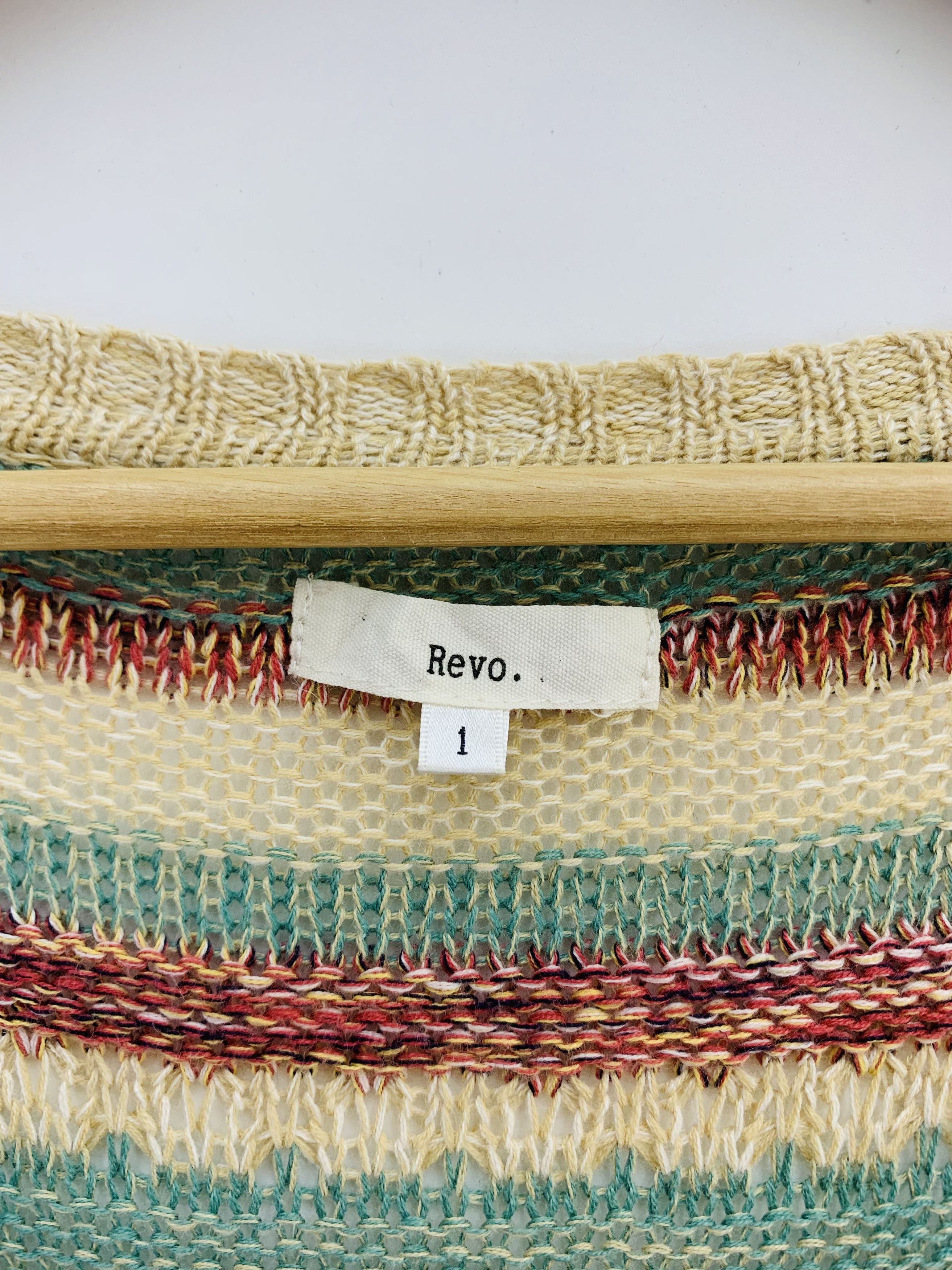 Japanese Brand Revo Knit Cardigan Multicolor Size S / US 4 / IT 40 - 4 Thumbnail