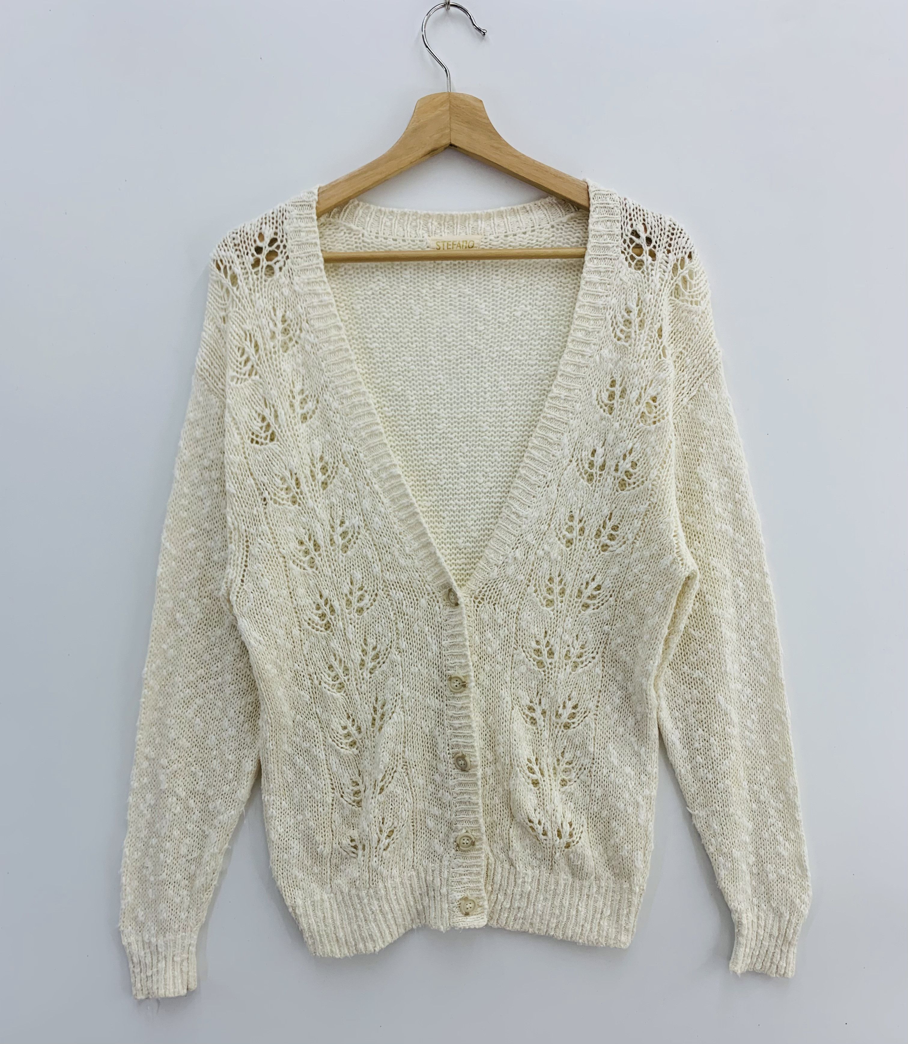 Japanese Brand Stefano Knit Cardigan Knitwear Size ONE SIZE - 1 Thumbnail