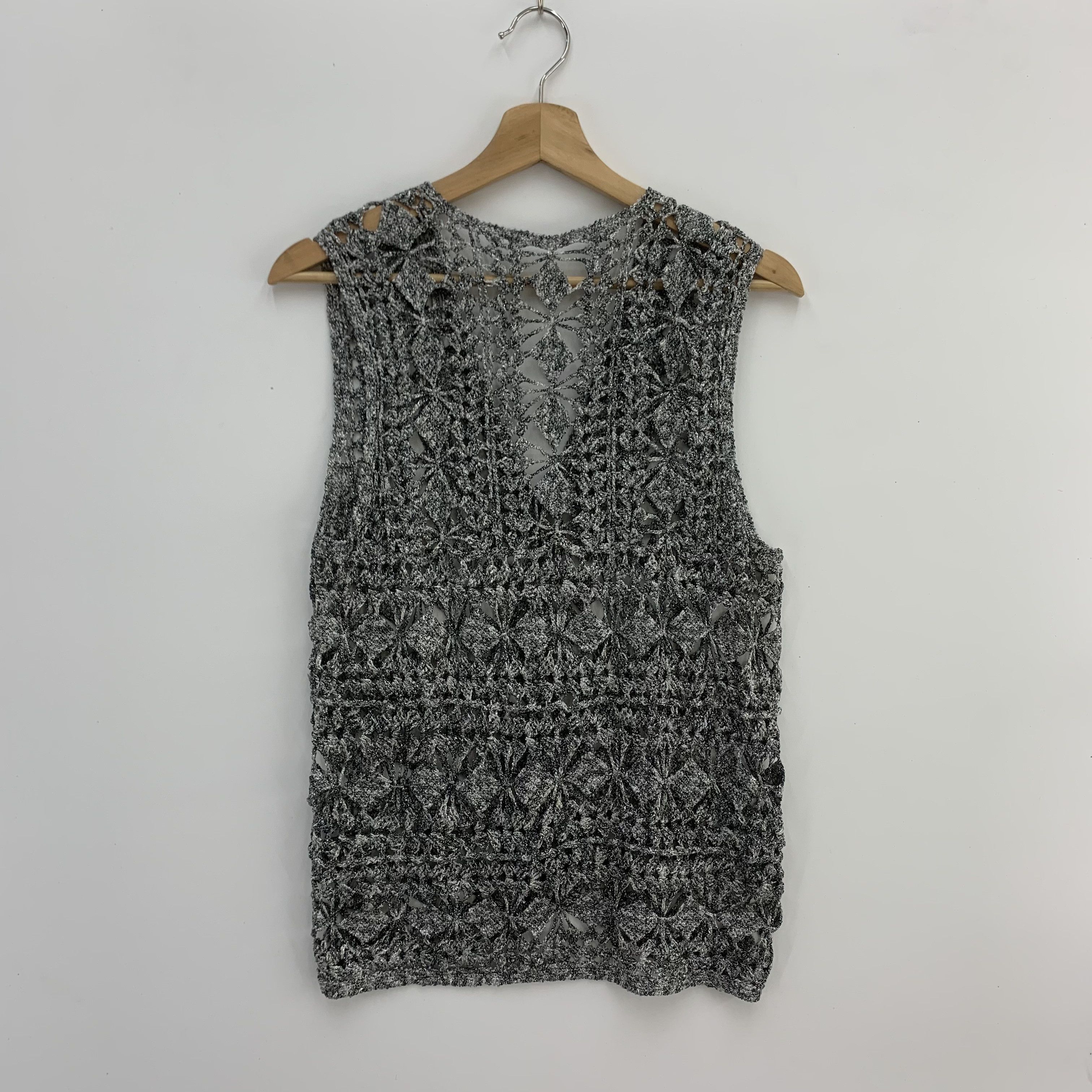 Japanese Brand × Vintage Vintage Knit Vest Wool Blend Size US S / EU 44-46 / 1 - 2 Thumbnail