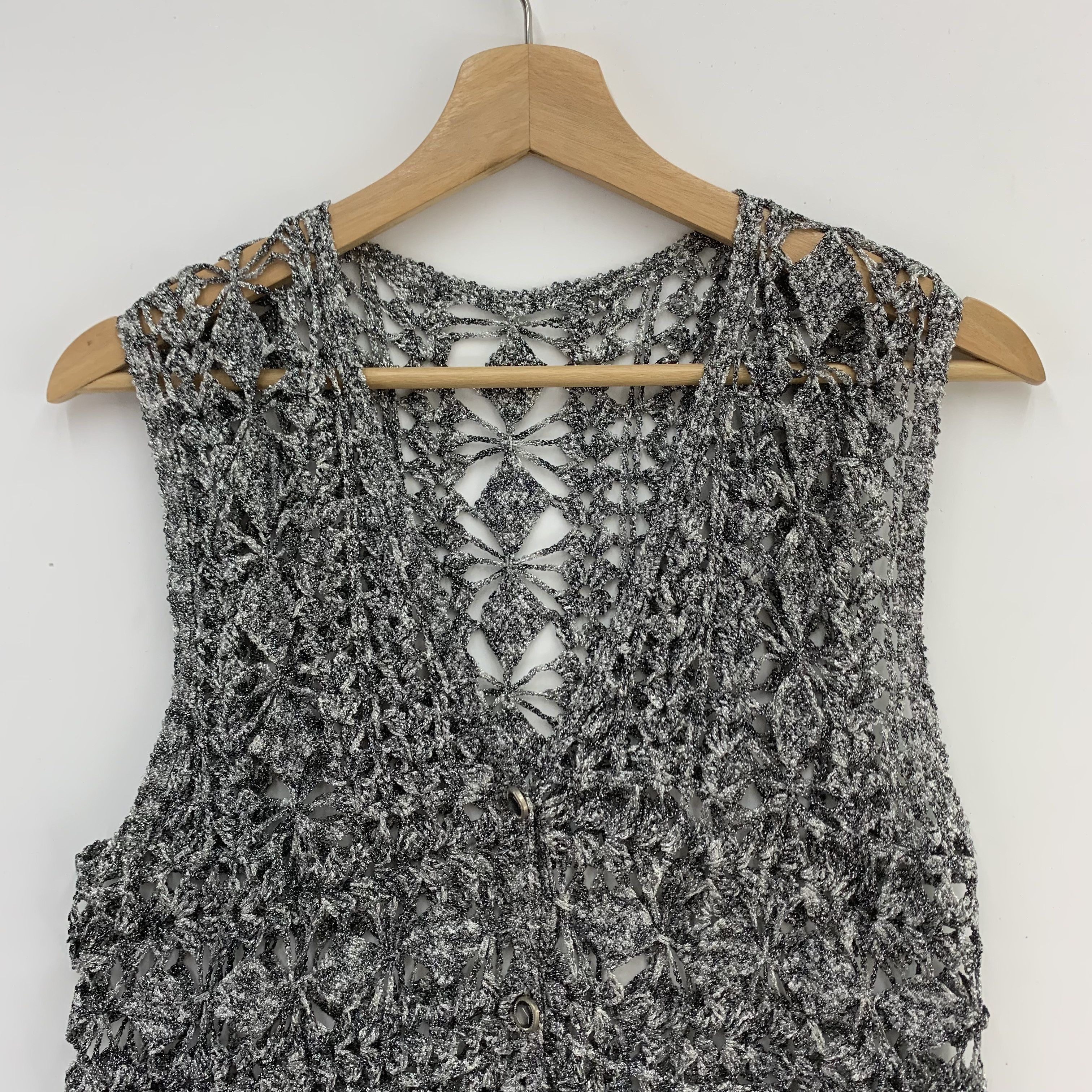 Japanese Brand × Vintage Vintage Knit Vest Wool Blend Size US S / EU 44-46 / 1 - 4 Thumbnail