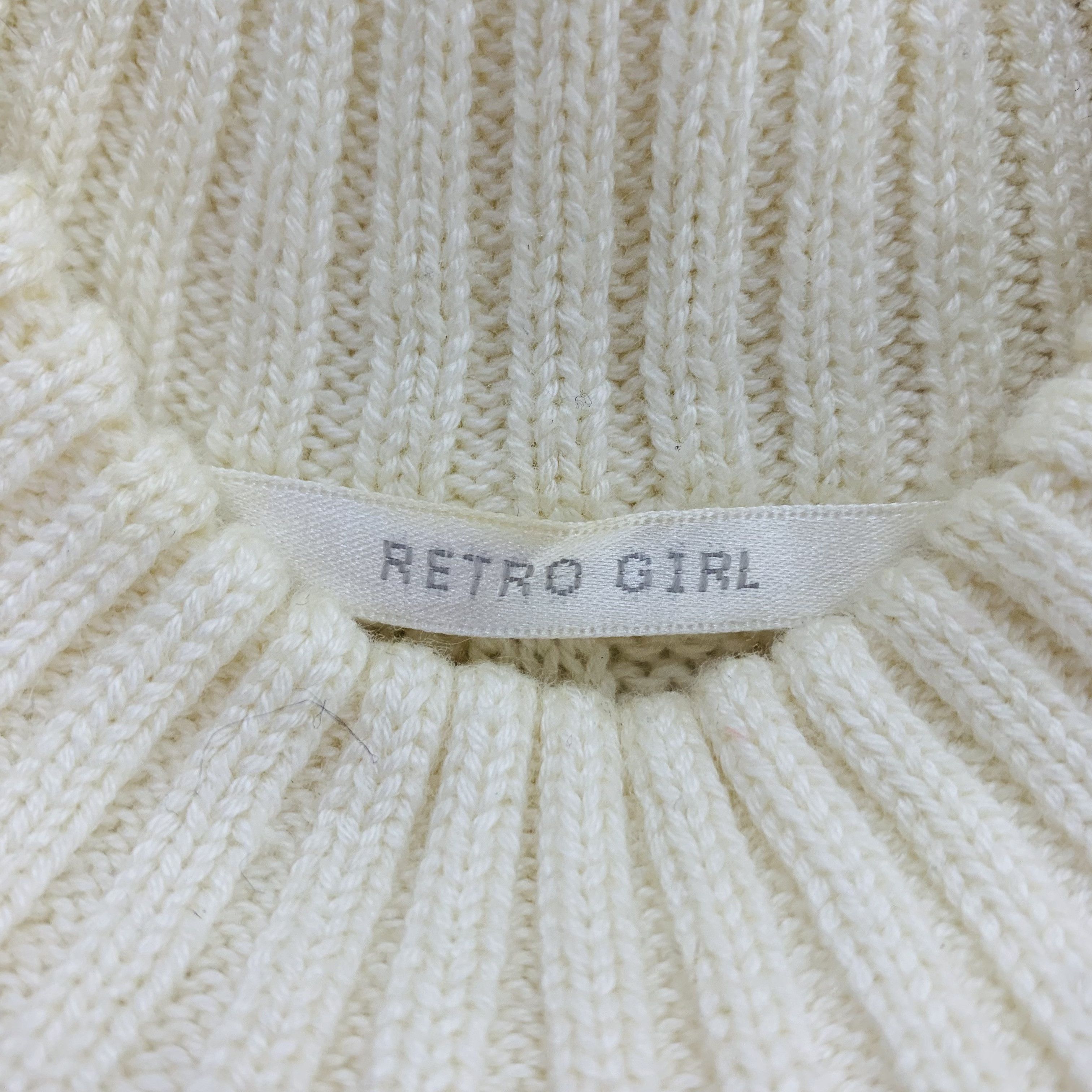 Homespun Knitwear × Japanese Brand × Vintage Retro Girl Sleeveless Shirt Knitted Size M / US 6-8 / IT 42-44 - 3 Thumbnail