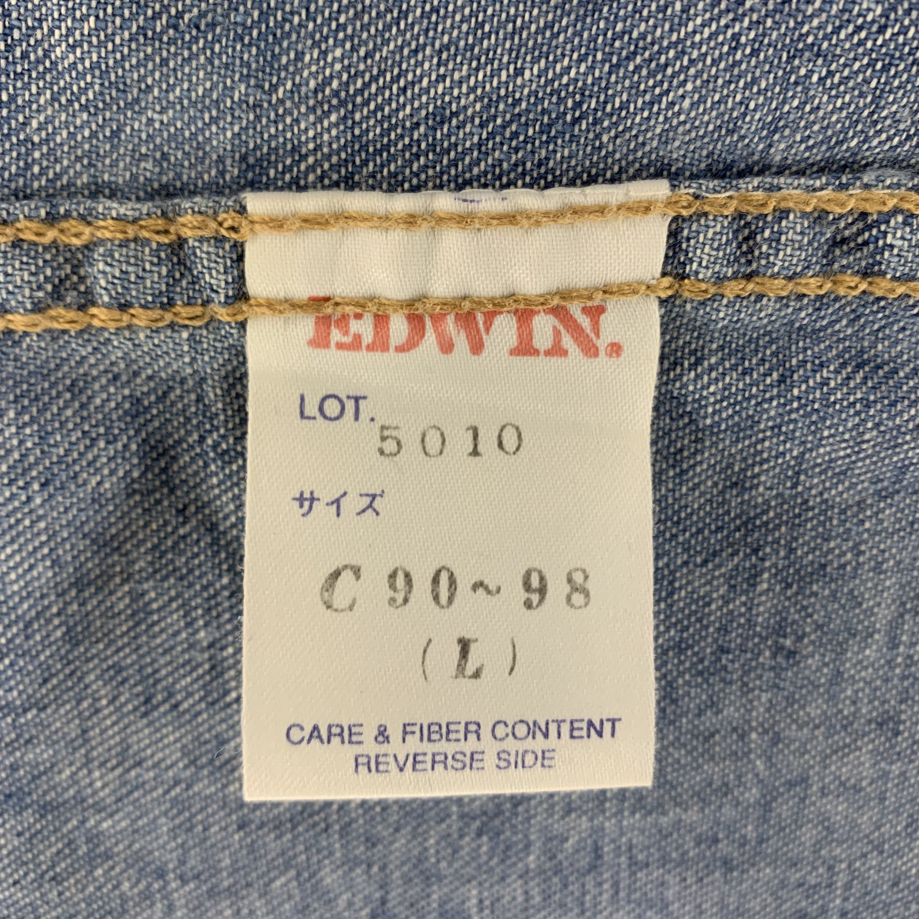 Other Edwin 5010 Denim Jacket size Large Size US L / EU 52-54 / 3 - 8 Thumbnail