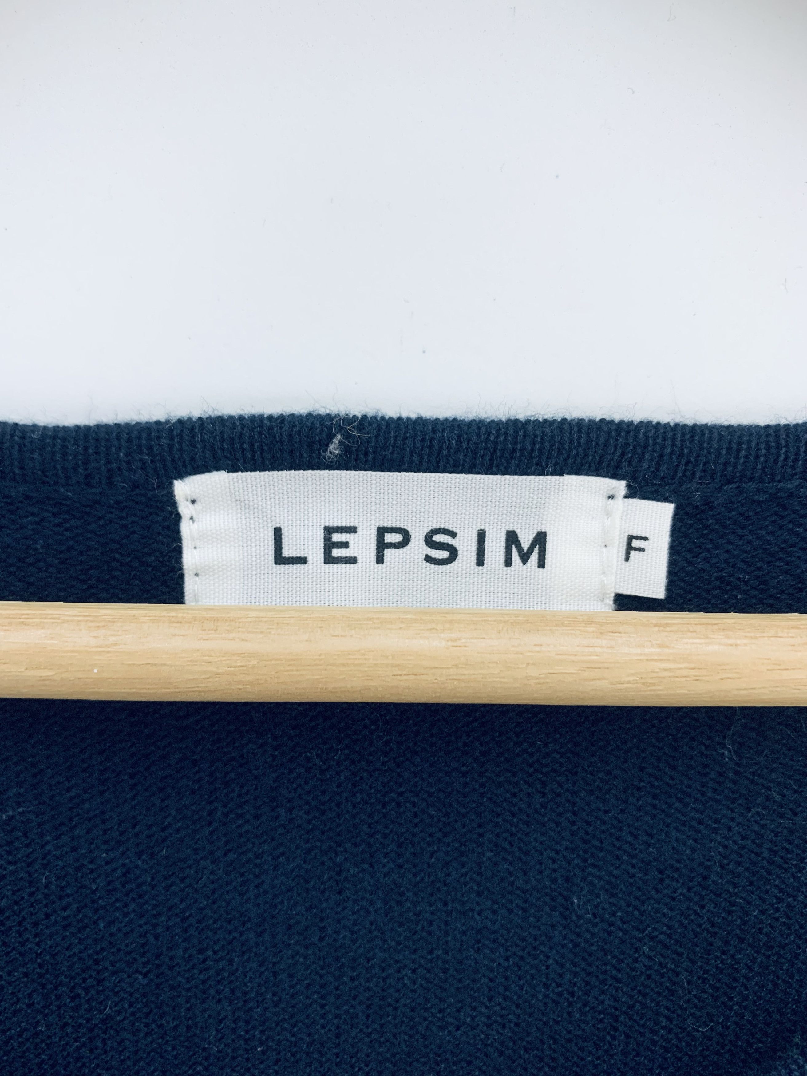 Homespun Knitwear × Japanese Brand Lepsim Knit Shirt Oversized Pullover Size ONE SIZE - 5 Thumbnail