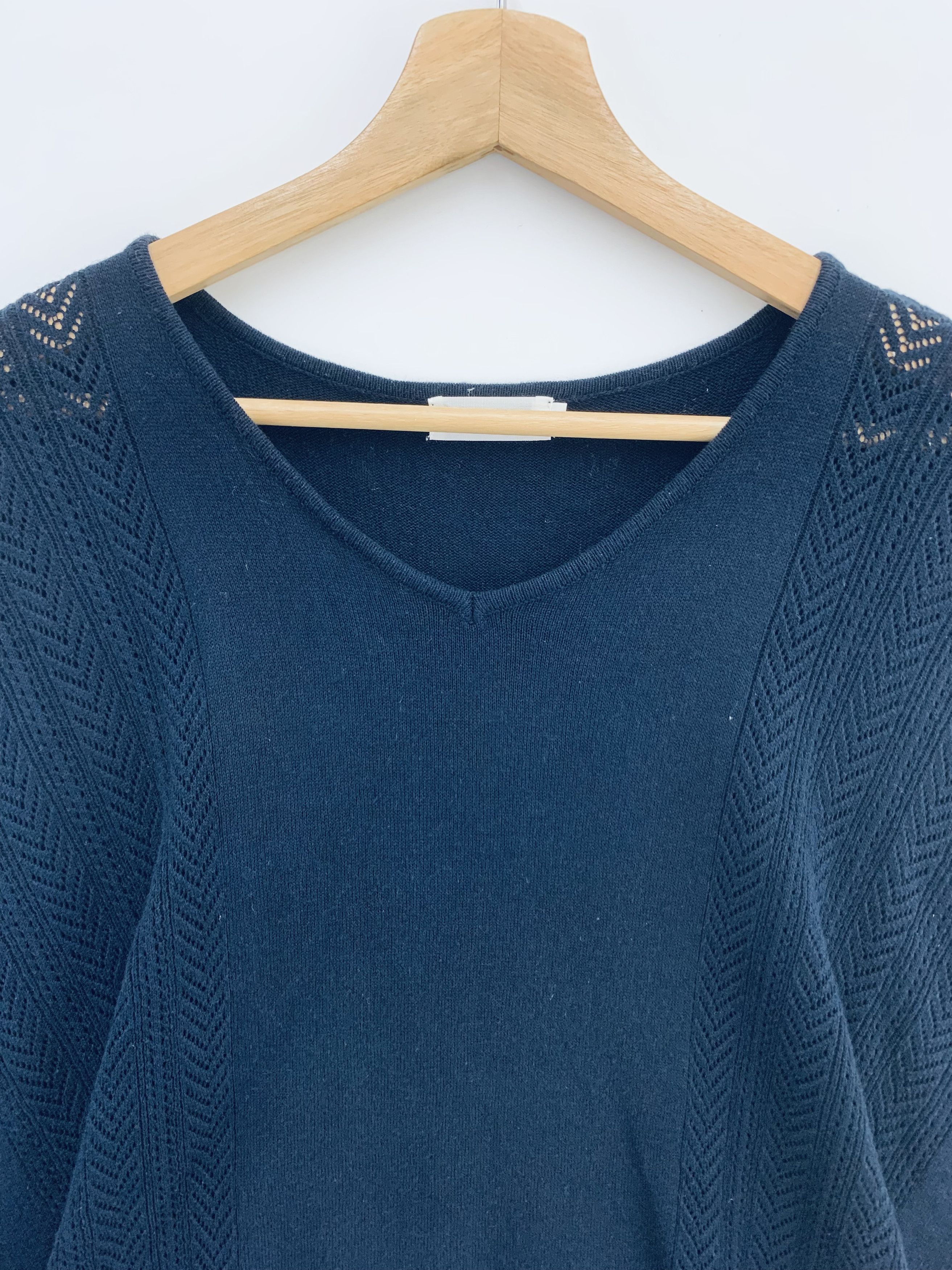 Homespun Knitwear × Japanese Brand Lepsim Knit Shirt Oversized Pullover Size ONE SIZE - 4 Thumbnail