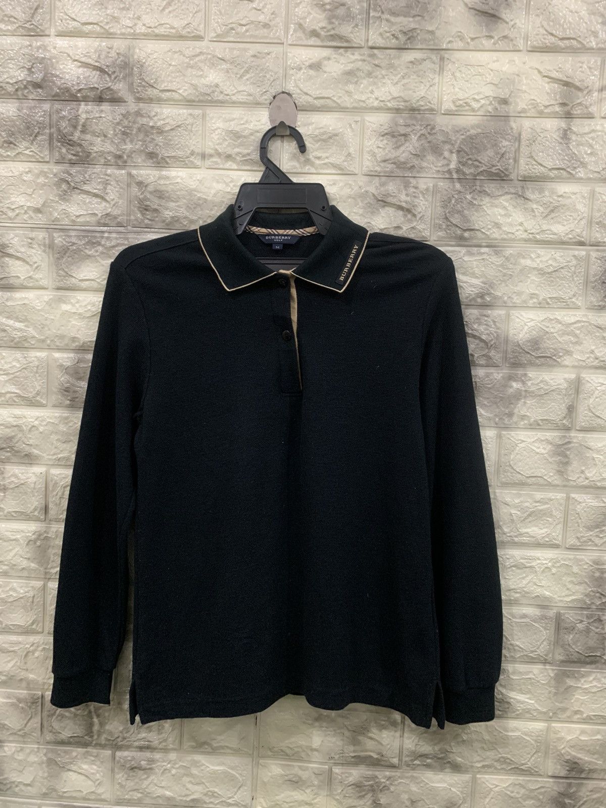 Burberry Buberry Golf Black Polo Size US M / EU 48-50 / 2 - 1 Thumbnail