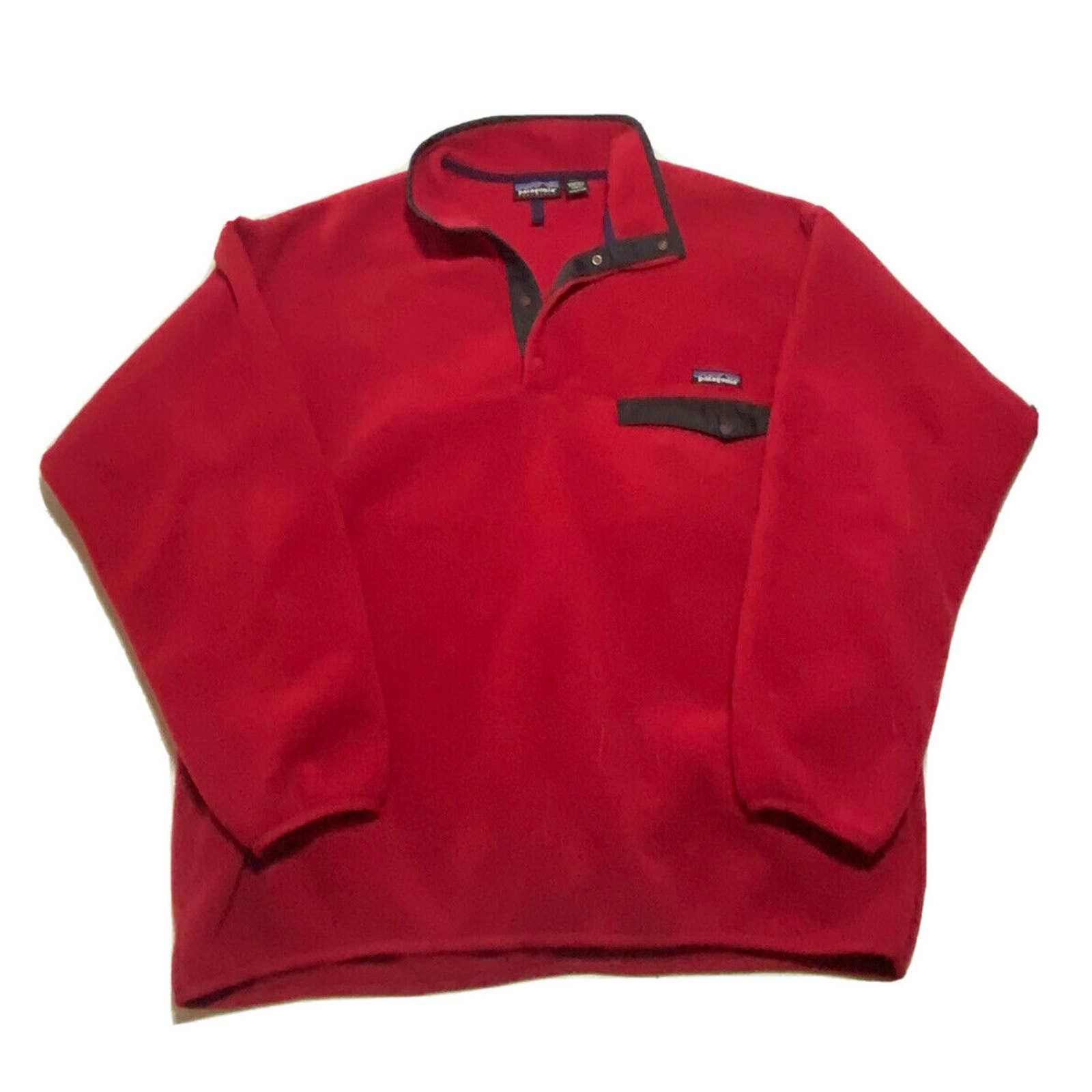 PATAGONIA Pullover Men's Size XL Synchilla Snap-T Fleece H8
