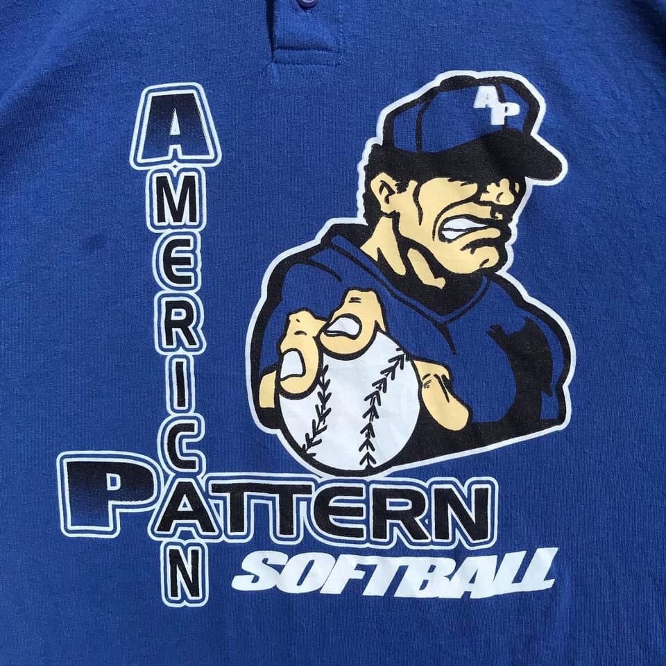 Vintage RARE🔥 American Pattern Softball Size US XXL / EU 58 / 5 - 3 Thumbnail
