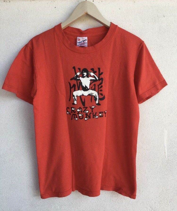 Vintage Vintage 90s crazy monkey Jackey Chan movie t shirt Size US S / EU 44-46 / 1 - 1 Thumbnail
