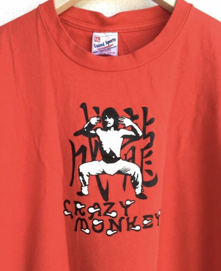 Vintage Vintage 90s crazy monkey Jackey Chan movie t shirt Size US S / EU 44-46 / 1 - 3 Thumbnail