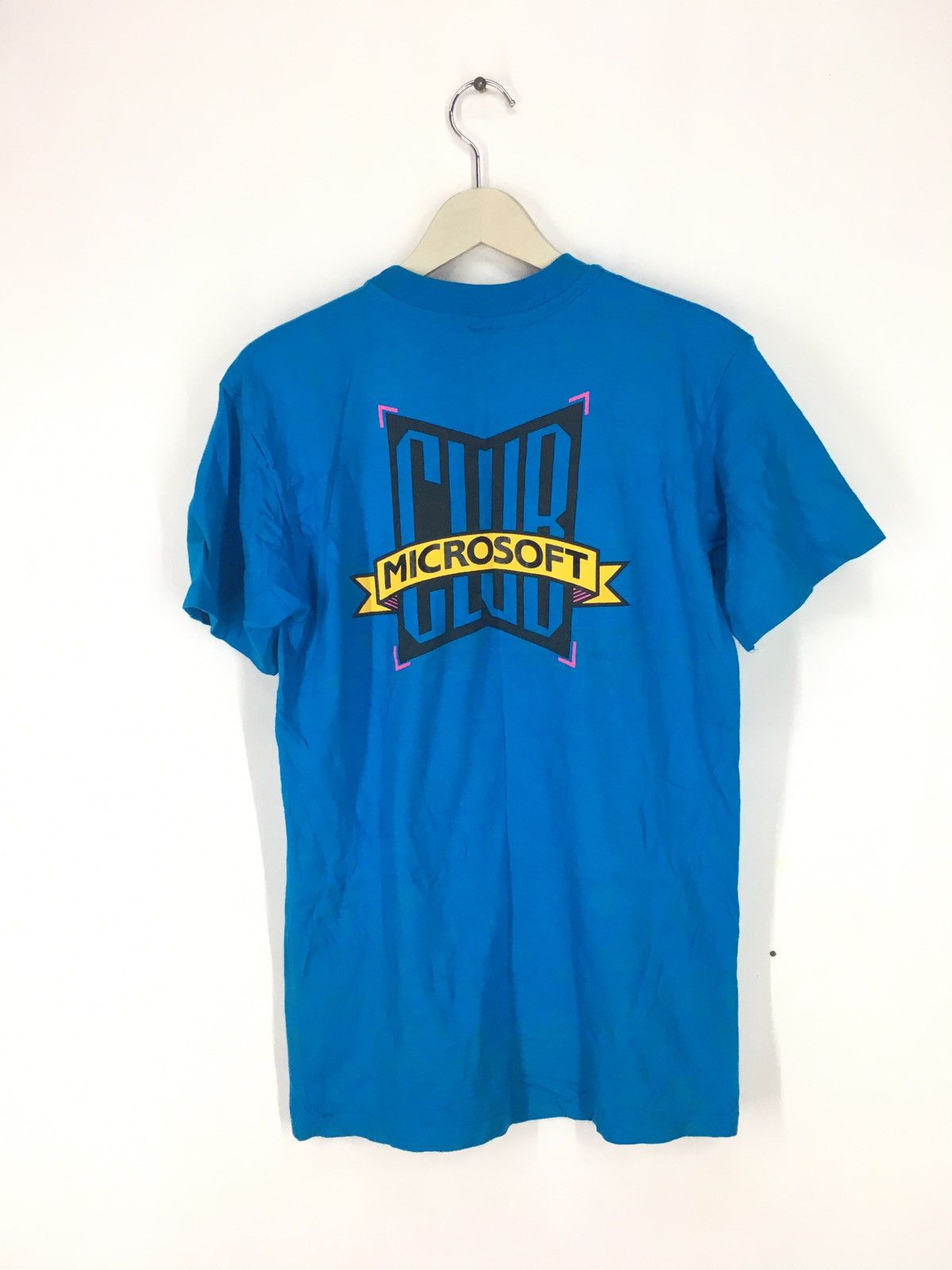 Microsoft Vintage 90s Microsoft Club t shirt Apple Size US M / EU 48-50 / 2 - 1 Thumbnail