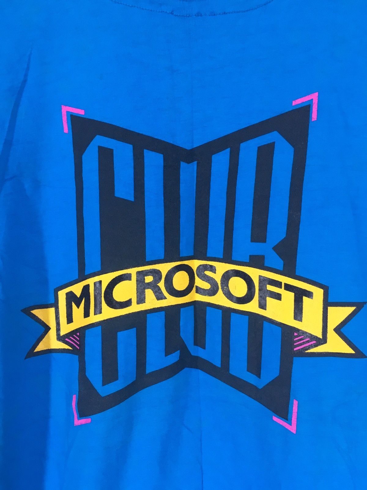 Microsoft Vintage 90s Microsoft Club t shirt Apple Size US M / EU 48-50 / 2 - 5 Thumbnail