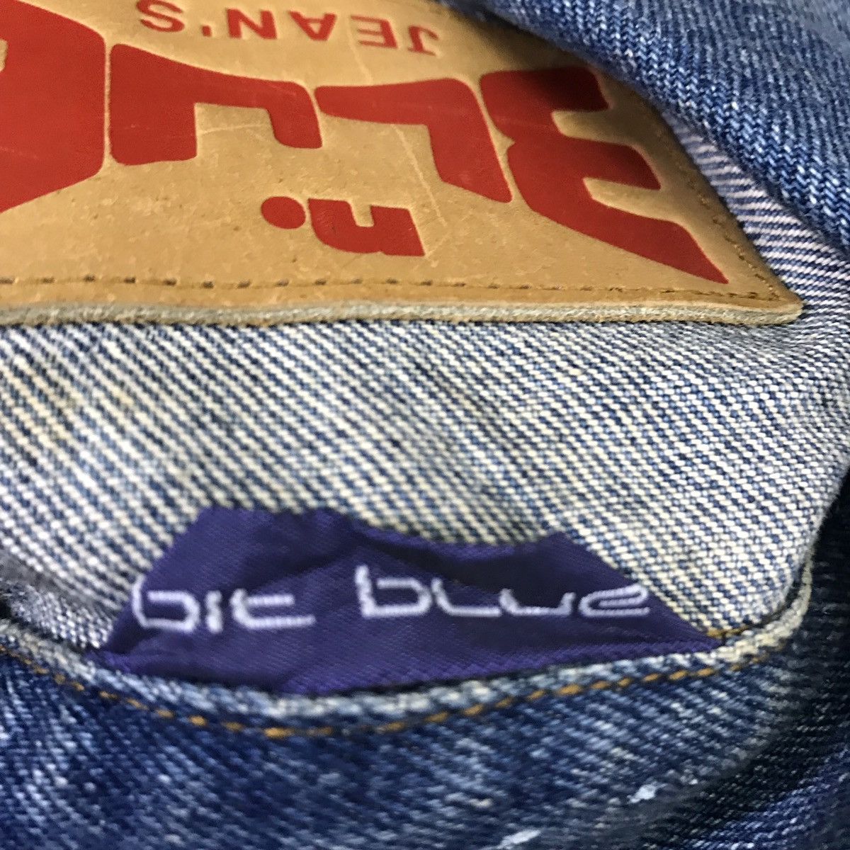 Japan Blue × Japanese Brand Japan Blue BIT BLUE Distressed Paint Ziq Zag Denim Jackets Size US XXS / EU 40 - 5 Thumbnail