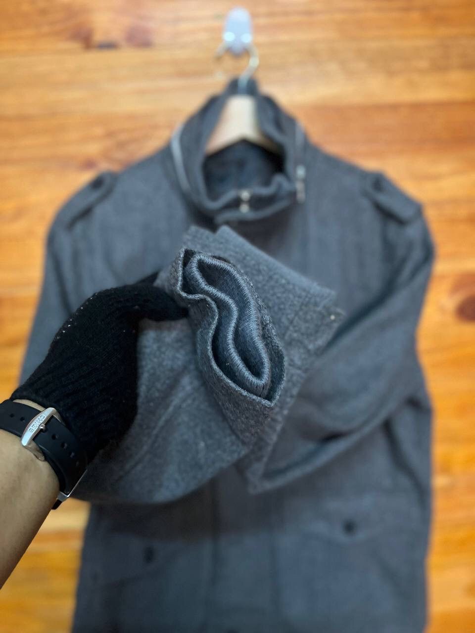 Japanese Brand NOTA BENE WOOL STYLE JACKET Size US L / EU 52-54 / 3 - 4 Thumbnail