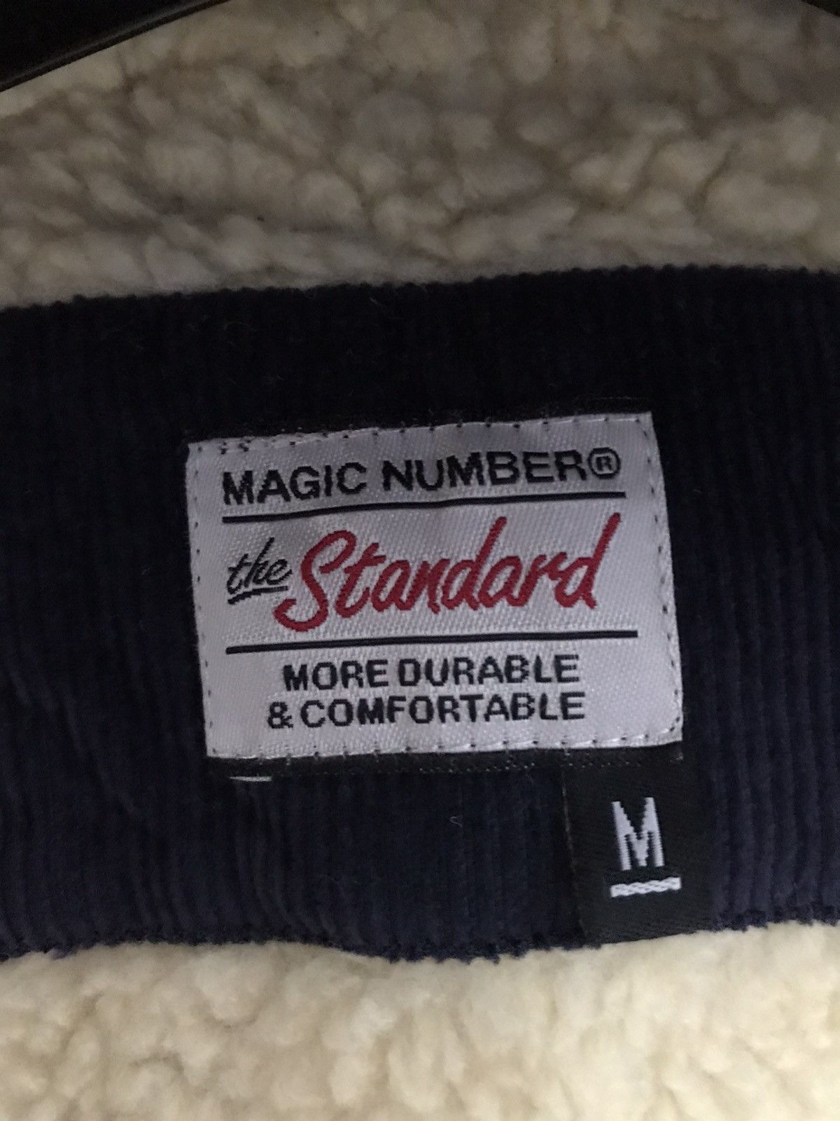 Japanese Brand Magic Number The Standard Two Tone Corduroy Hooded Jackets Size US M / EU 48-50 / 2 - 12 Thumbnail
