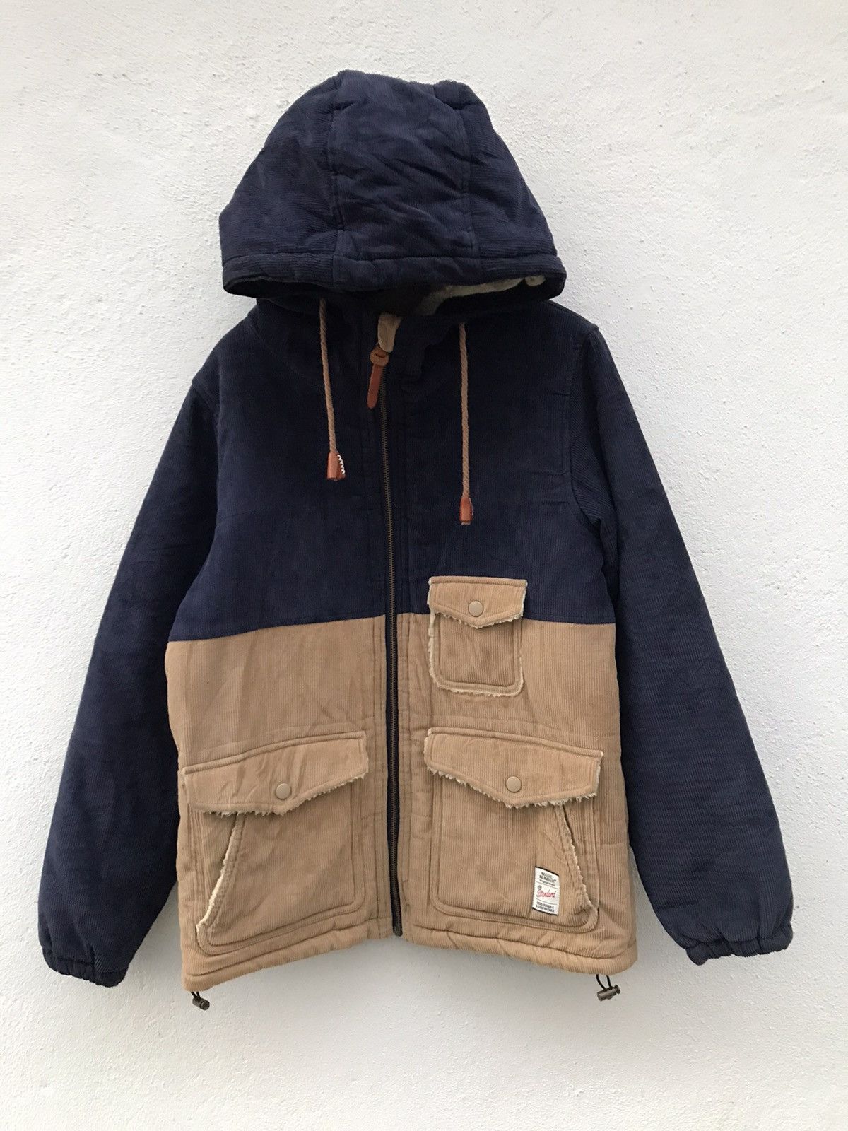 Magic Number The Standard Two Tone Corduroy Hooded Jackets