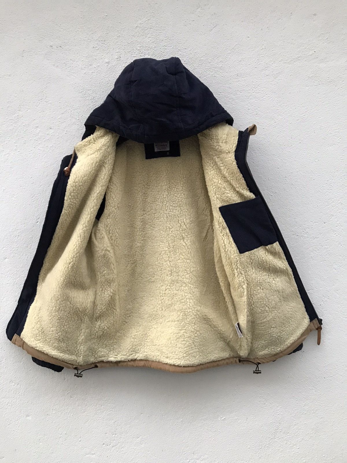 Japanese Brand Magic Number The Standard Two Tone Corduroy Hooded Jackets Size US M / EU 48-50 / 2 - 6 Thumbnail