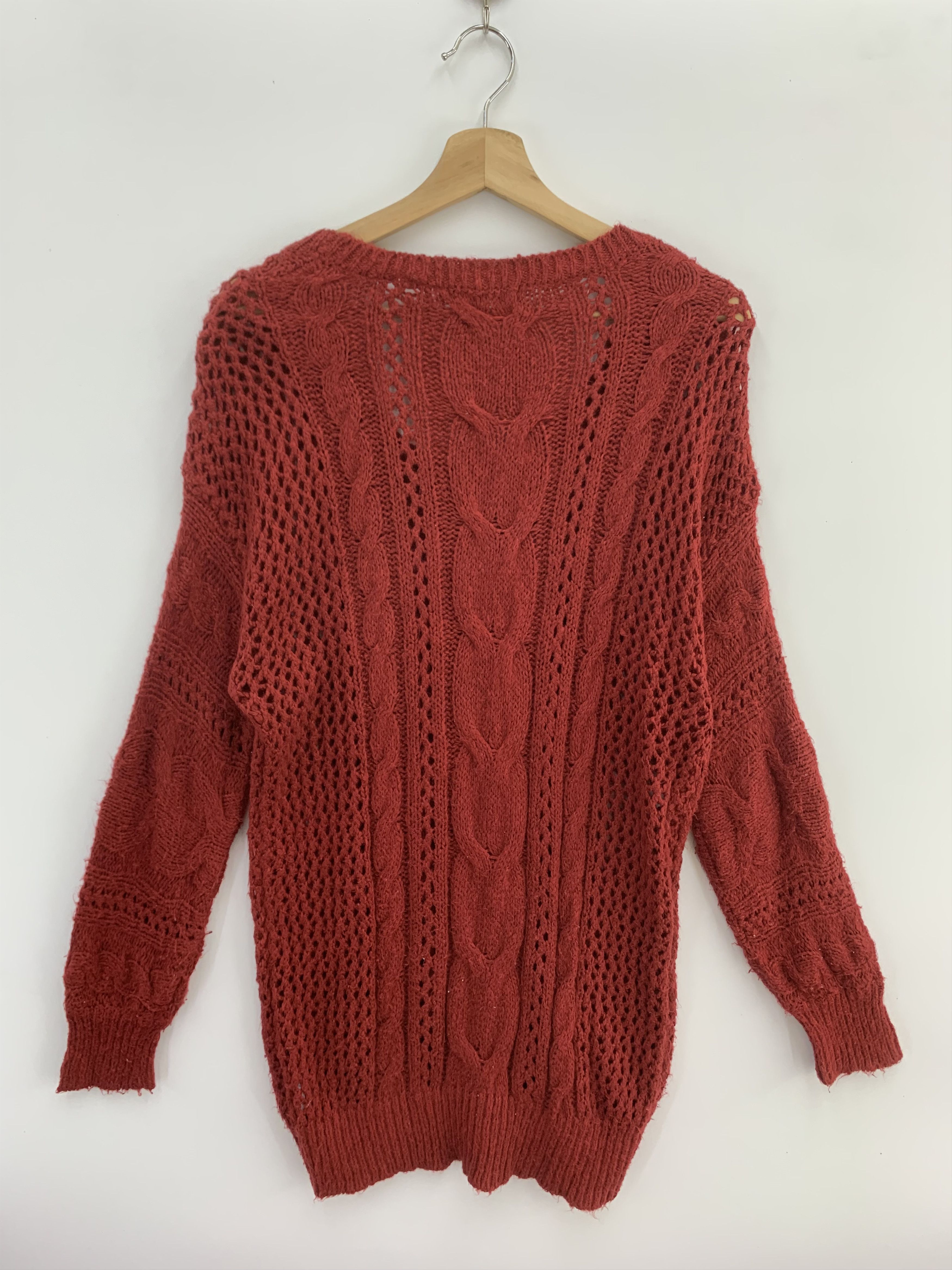 Japanese Brand Ingni Sweater Knitwear Cable Knit Size M / US 6-8 / IT 42-44 - 2 Thumbnail