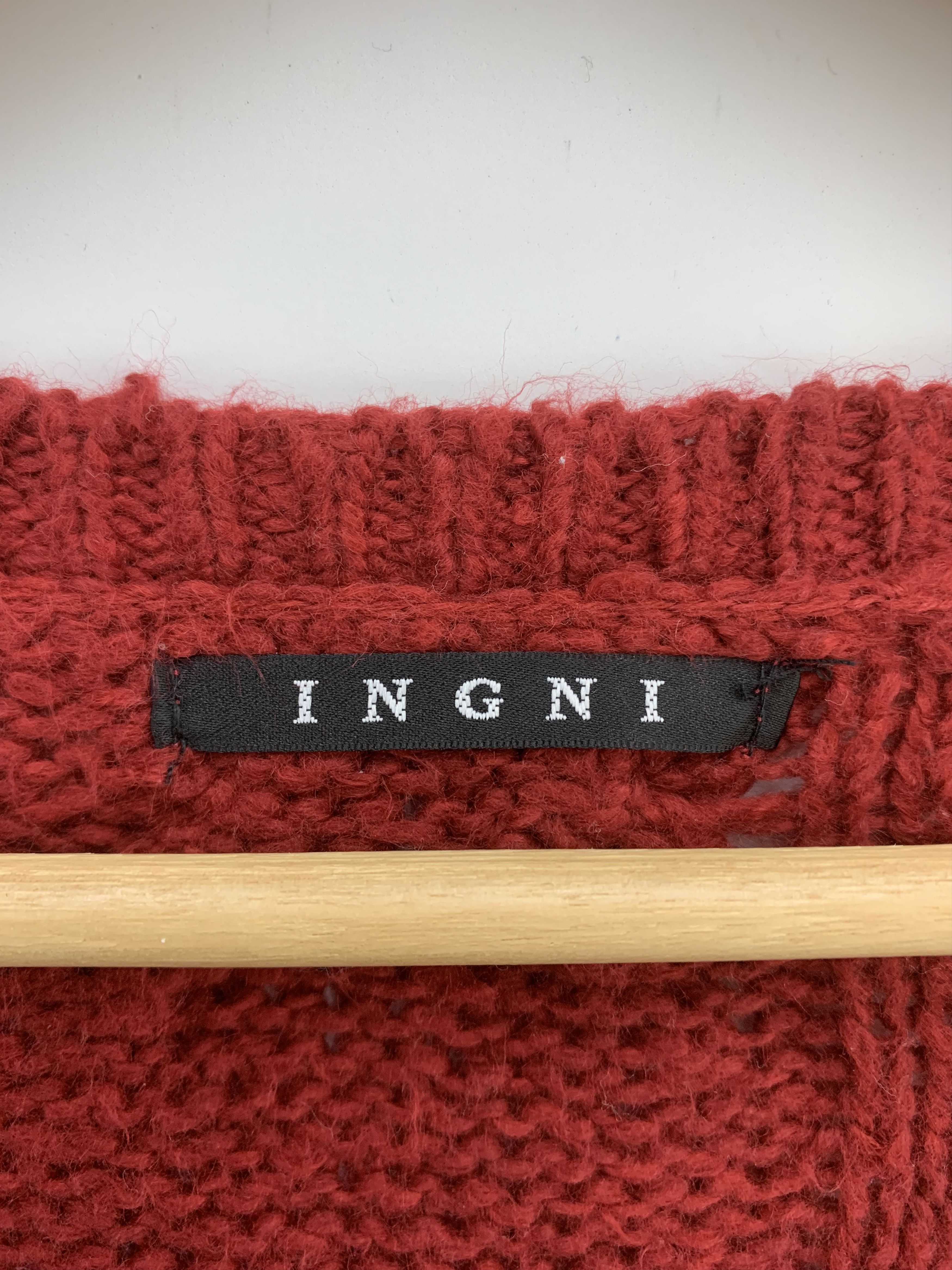 Japanese Brand Ingni Sweater Knitwear Cable Knit Size M / US 6-8 / IT 42-44 - 4 Thumbnail