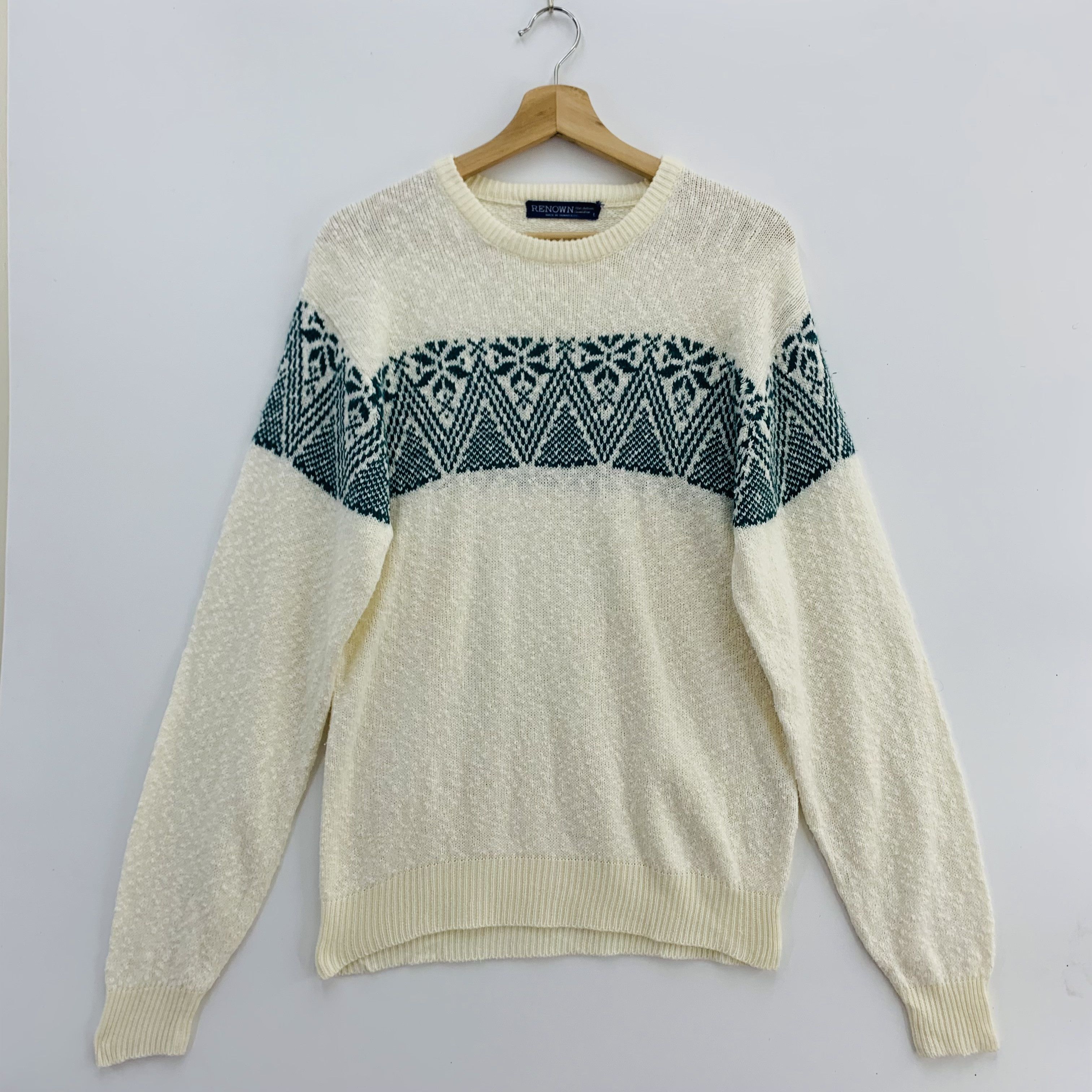 Japanese Brand × RENOWN × Vintage Renown Sweater Wool Size US L / EU 52-54 / 3 - 1 Thumbnail