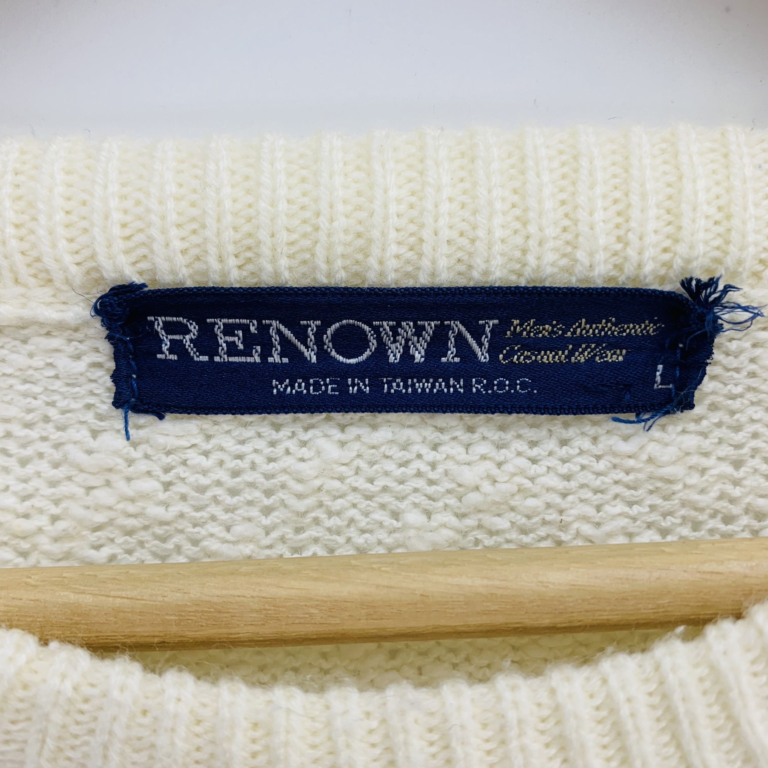 Japanese Brand × RENOWN × Vintage Renown Sweater Wool Size US L / EU 52-54 / 3 - 4 Thumbnail