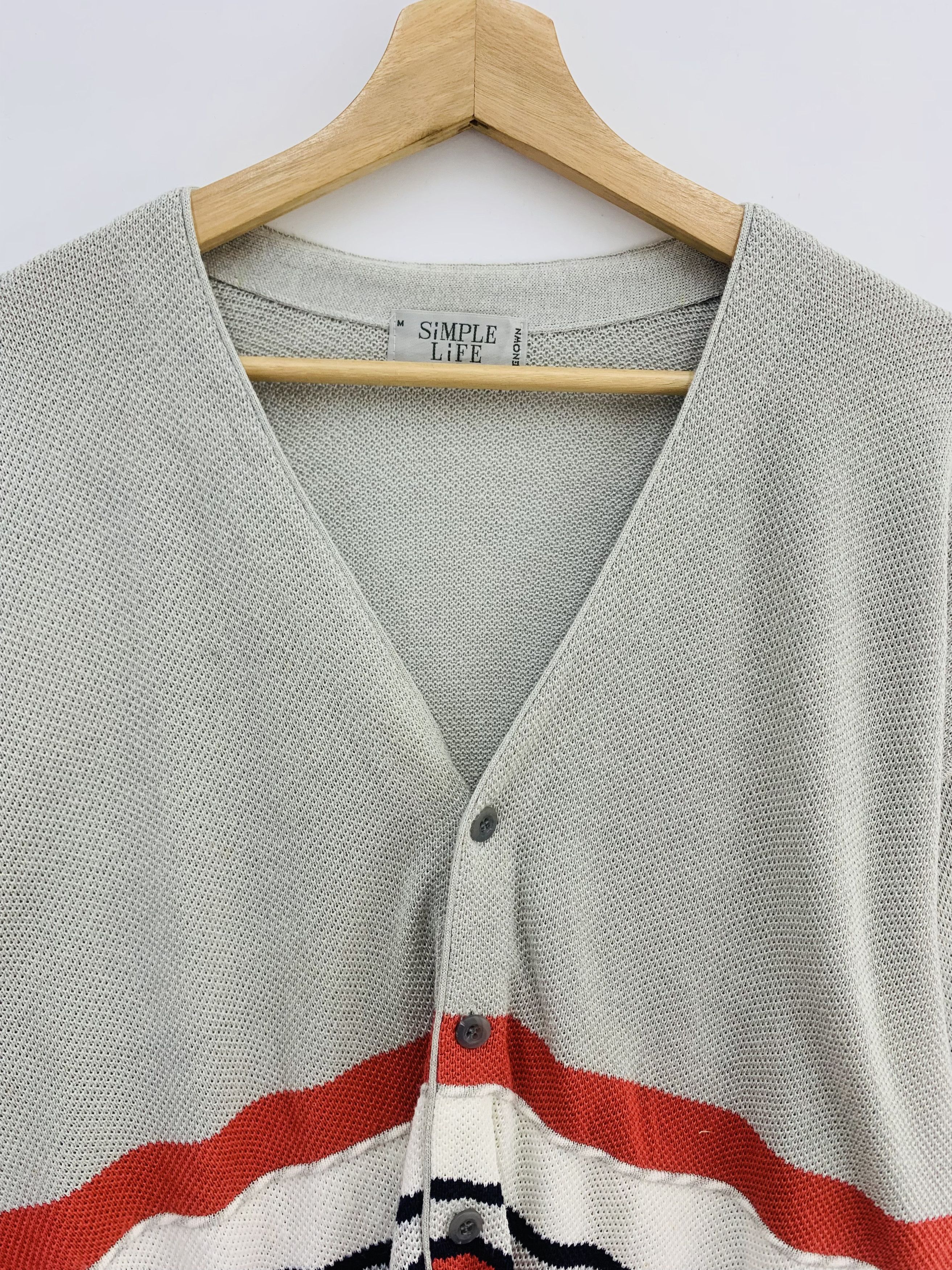 Japanese Brand × RENOWN Renown Knit Cardigan Knitwear Wool Blend Size US M / EU 48-50 / 2 - 2 Thumbnail
