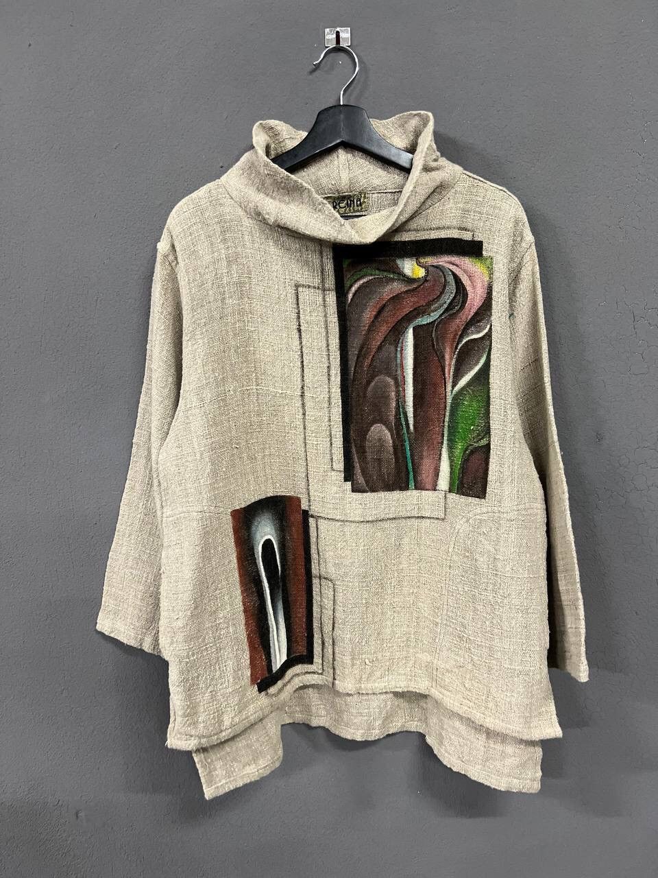 Japanese Brand REINA COTTON PRINTED SWEATER Size US M / EU 48-50 / 2 - 1 Thumbnail