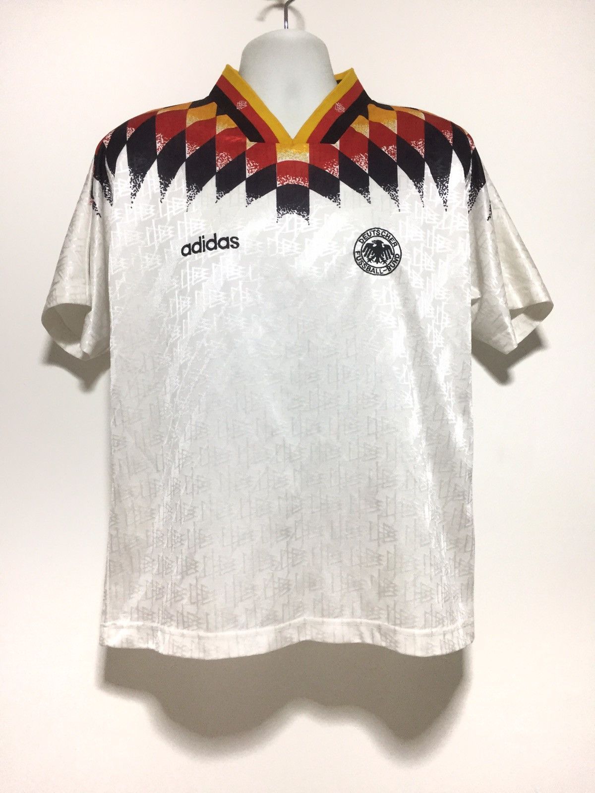 Vintage True Vintage Adidas Germany 1994 Home Football Jersey Size US L / EU 52-54 / 3 - 1 Thumbnail