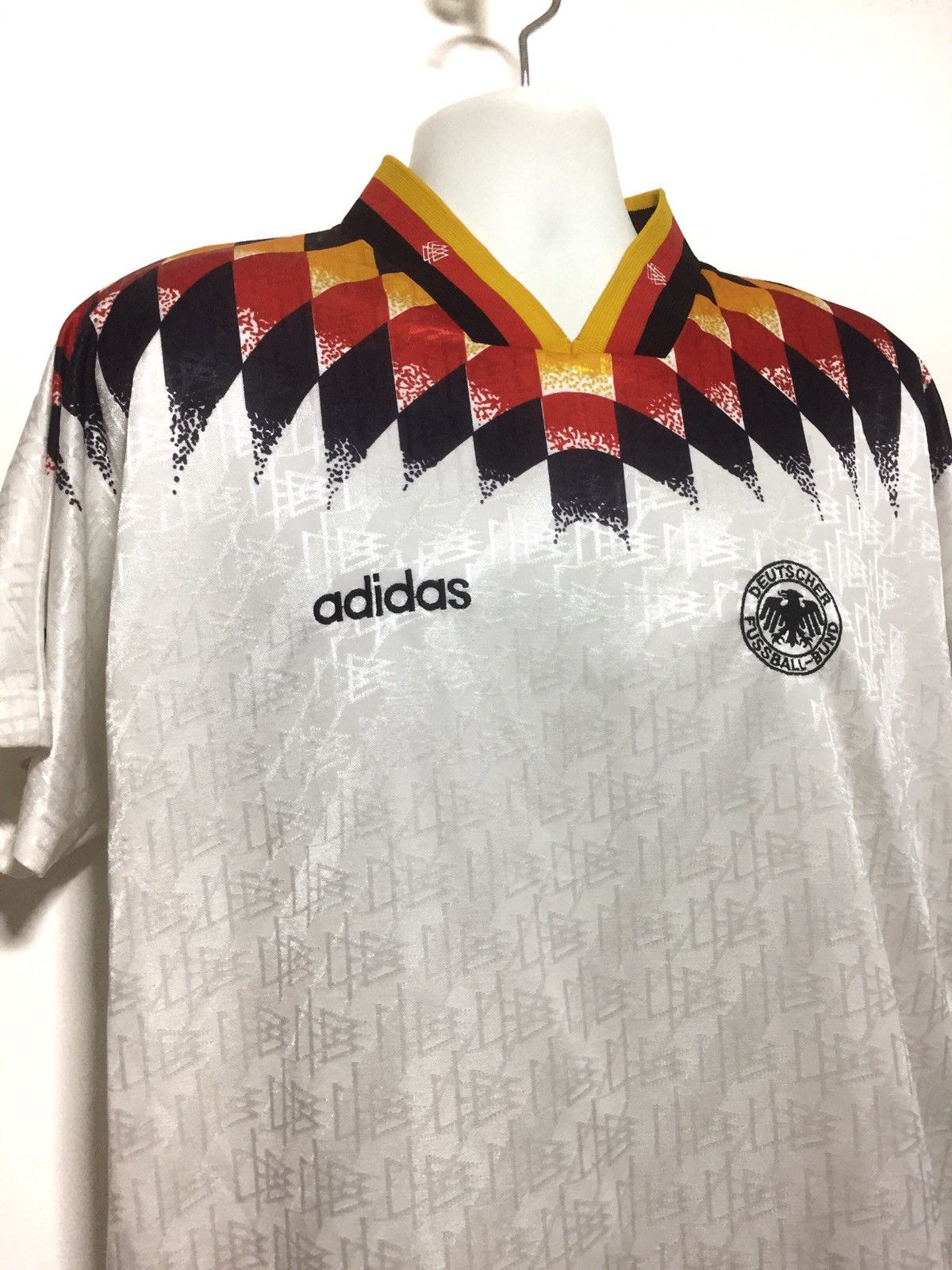 Vintage True Vintage Adidas Germany 1994 Home Football Jersey Size US L / EU 52-54 / 3 - 2 Thumbnail
