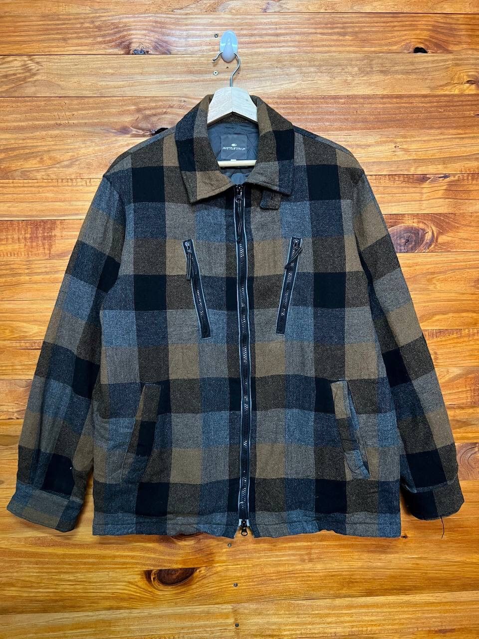 Japanese Brand RATTLE TRAP WOOL PLAID JACKET Size US M / EU 48-50 / 2 - 1 Thumbnail
