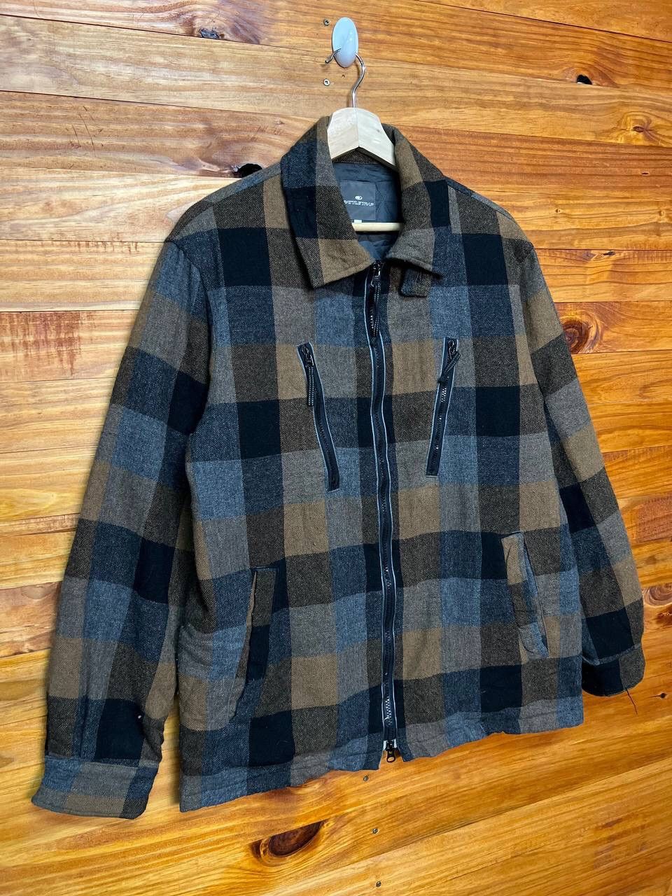Japanese Brand RATTLE TRAP WOOL PLAID JACKET Size US M / EU 48-50 / 2 - 2 Thumbnail