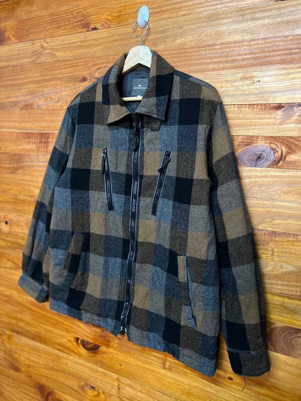 Japanese Brand RATTLE TRAP WOOL PLAID JACKET Size US M / EU 48-50 / 2 - 3 Thumbnail
