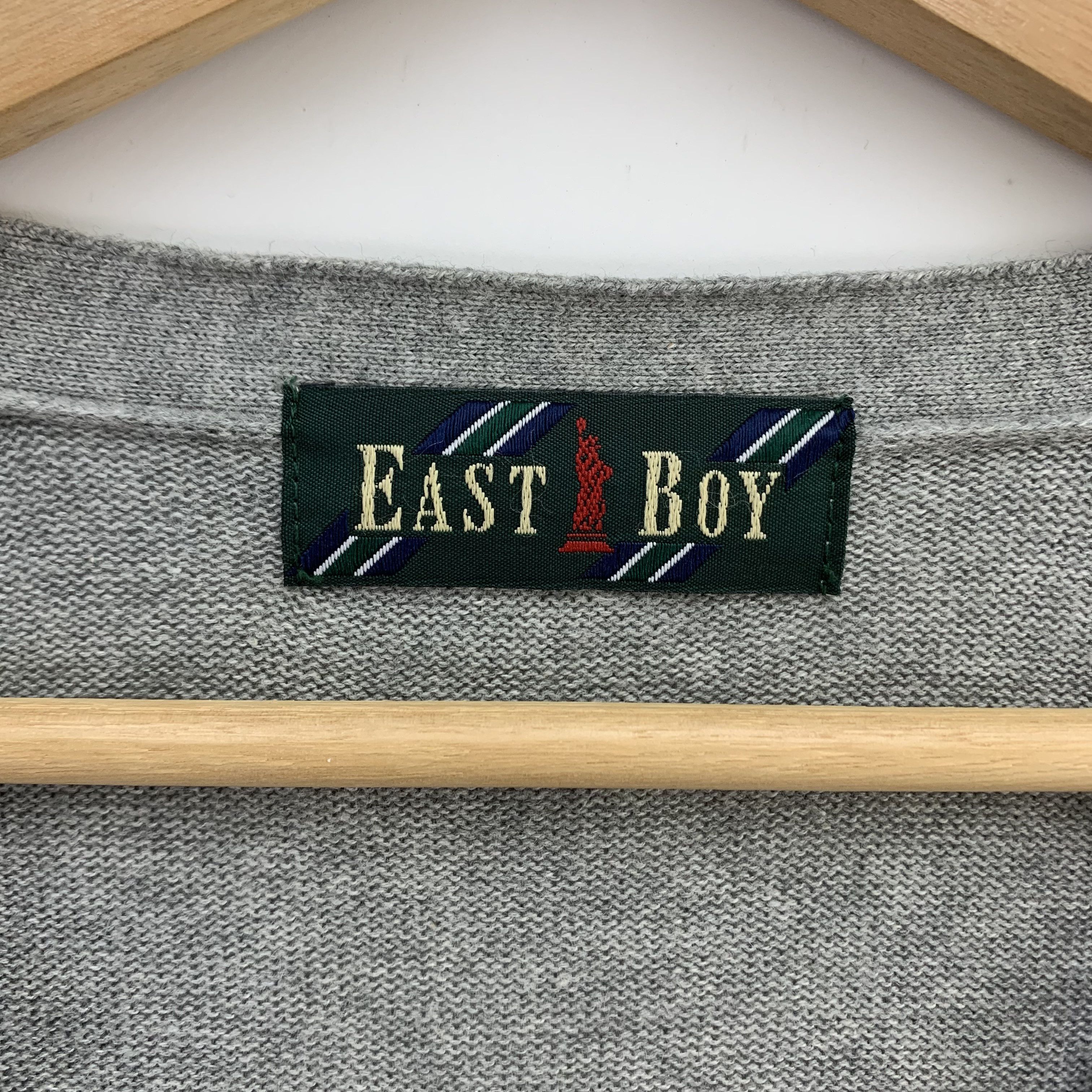 Japanese Brand East Boy Grey Cardigan Size US S / EU 44-46 / 1 - 5 Thumbnail