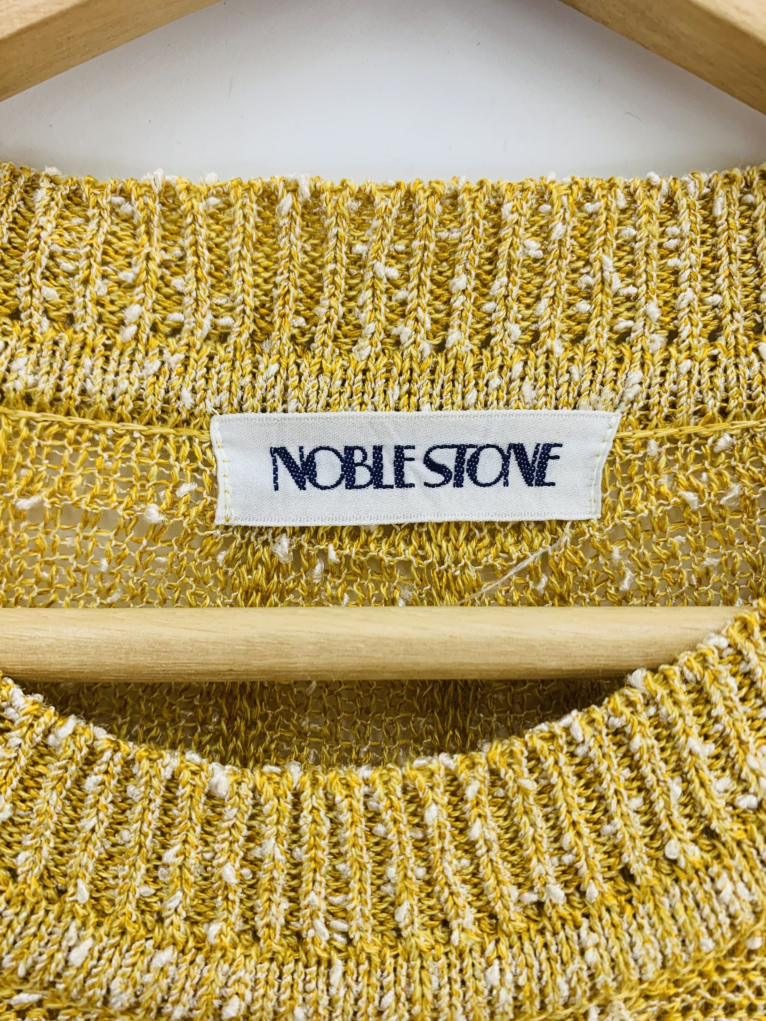 Japanese Brand × Vintage Noble Stone Wool Blend Knit Sweater Size M / US 6-8 / IT 42-44 - 4 Thumbnail