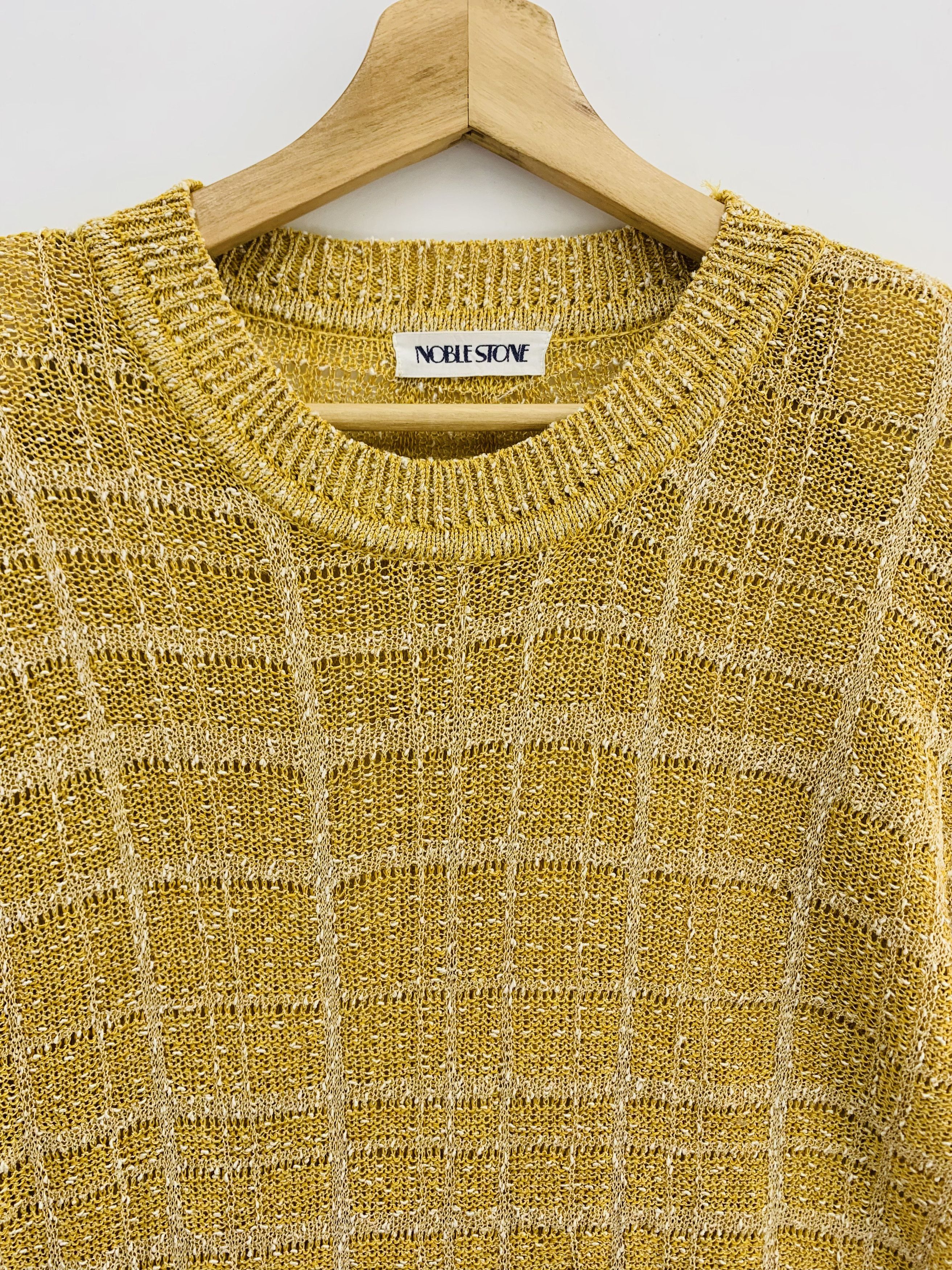 Japanese Brand × Vintage Noble Stone Wool Blend Knit Sweater Size M / US 6-8 / IT 42-44 - 2 Thumbnail