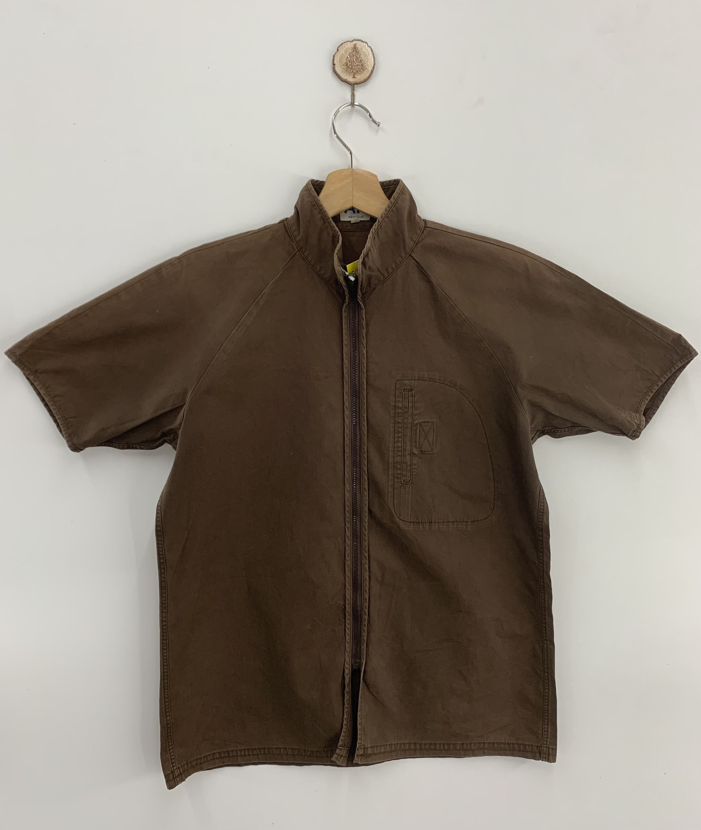 ABAHOUSE Abahouse Brown Shirt Short Sleeve size M Size US M / EU 48-50 / 2 - 1 Thumbnail