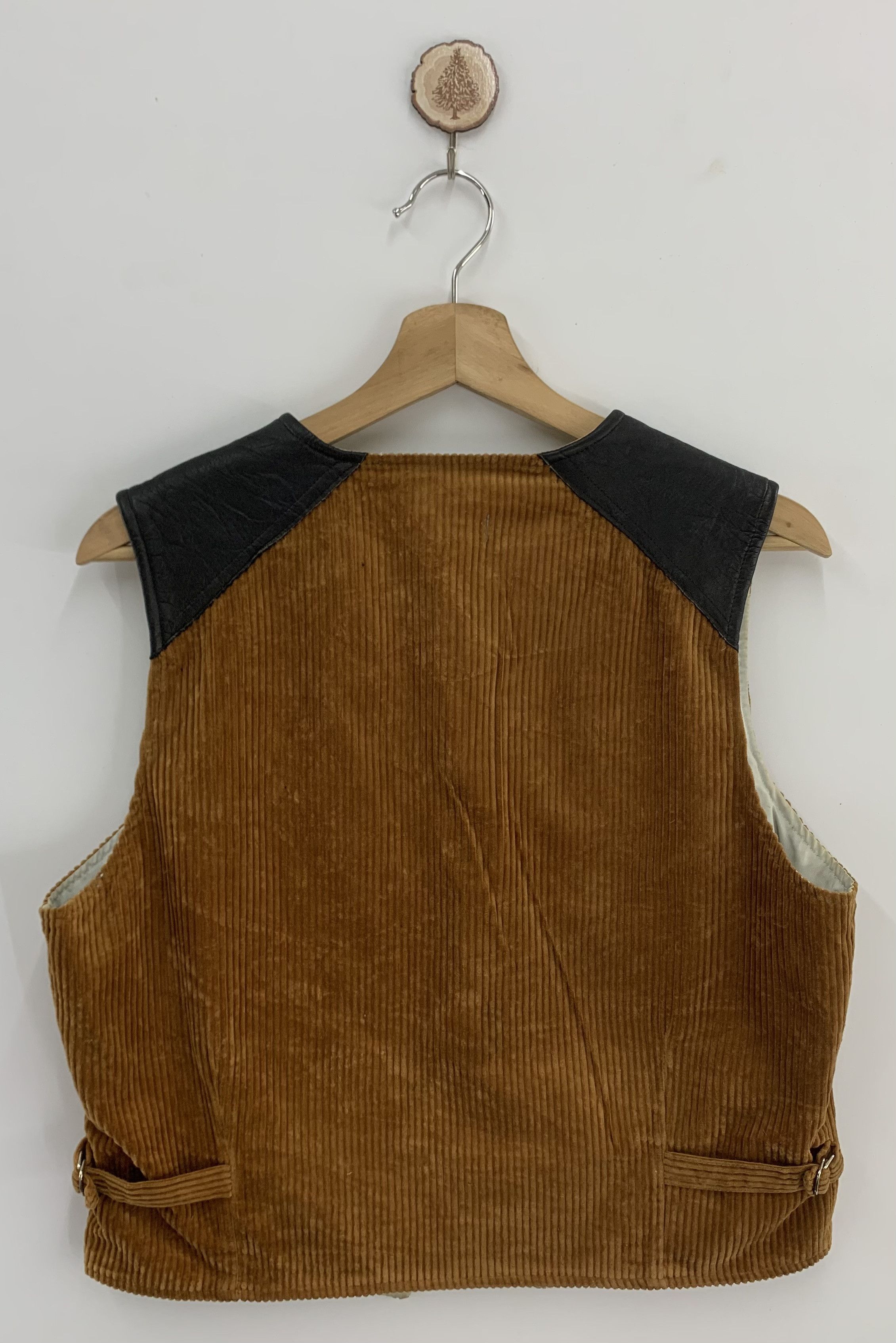 Descente × Vintage Vintage 80s Descente Corduroy Vest Size US M / EU 48-50 / 2 - 2 Thumbnail