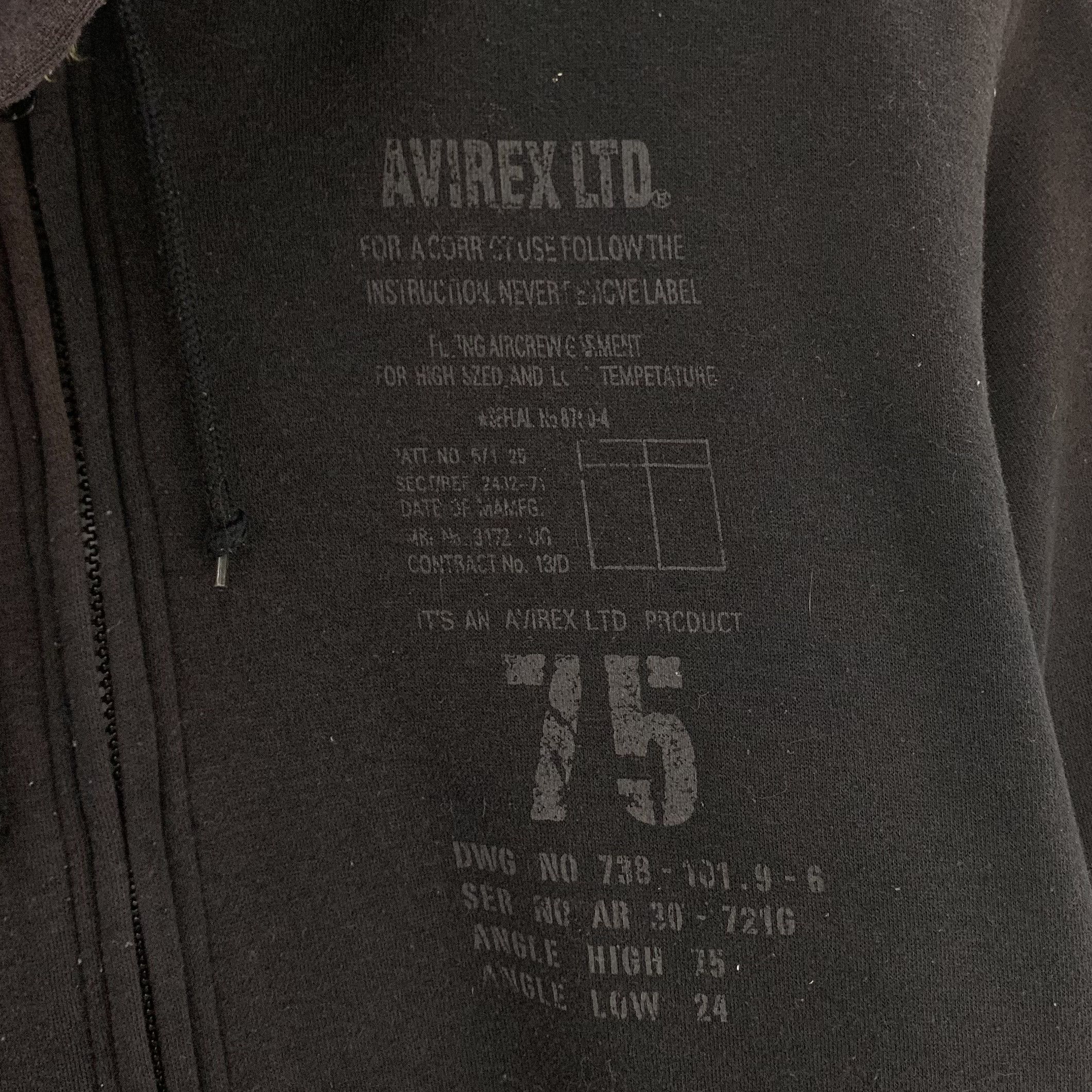 Avirex Avirex Fur Hoodie Sweatshirt Faded Size US L / EU 52-54 / 3 - 4 Thumbnail