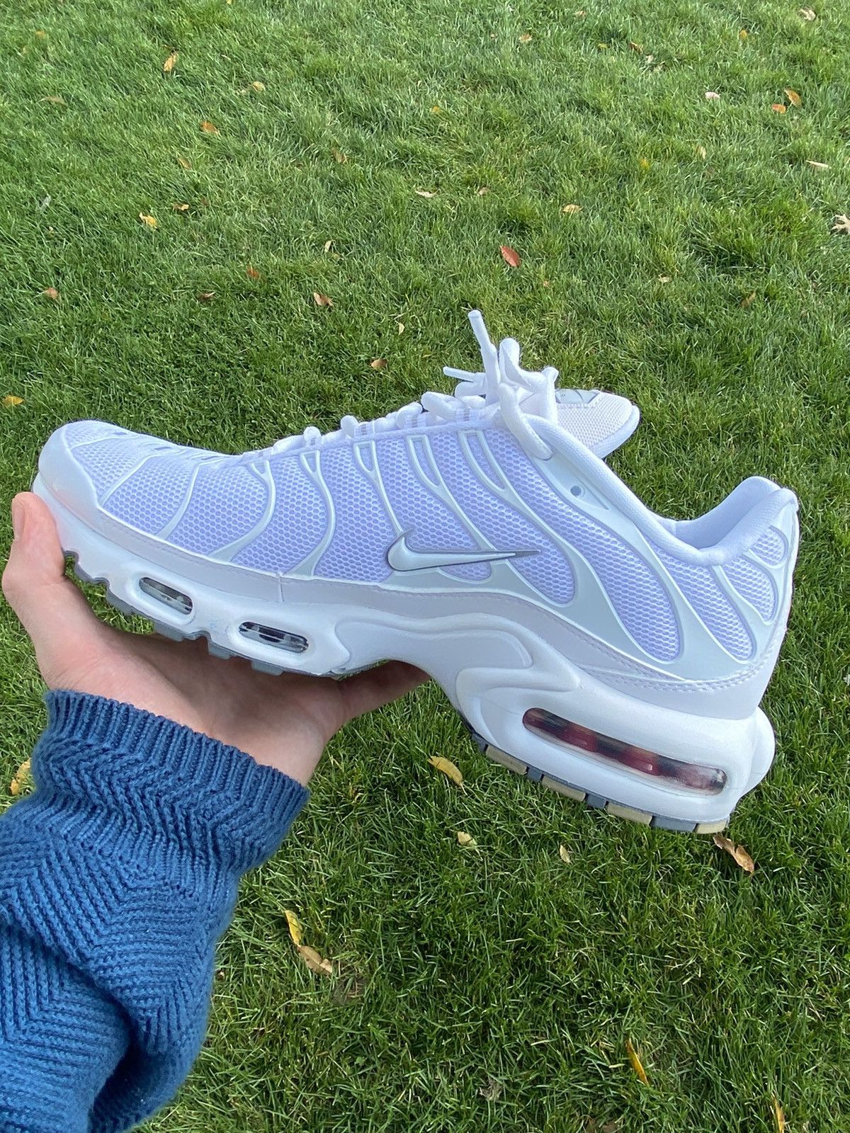 Nike Nike Air Max Plus White Grey Grailed