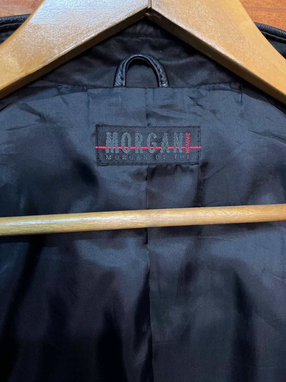Morgan Homme MORGAN HOMME LEATHER MIX POLYESTER JACKET Size US L / EU 52-54 / 3 - 15 Thumbnail