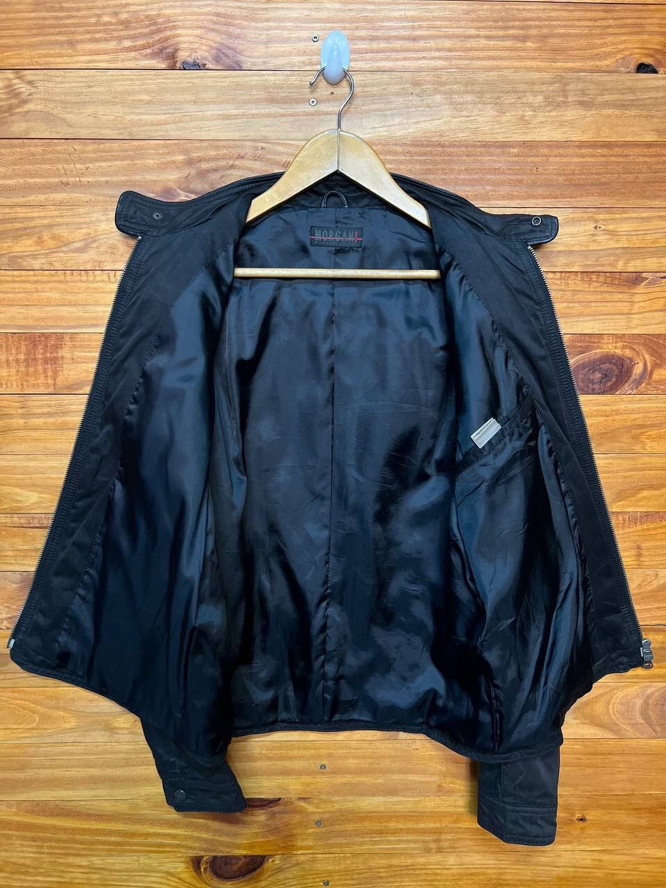 Morgan Homme MORGAN HOMME LEATHER MIX POLYESTER JACKET Size US L / EU 52-54 / 3 - 12 Thumbnail