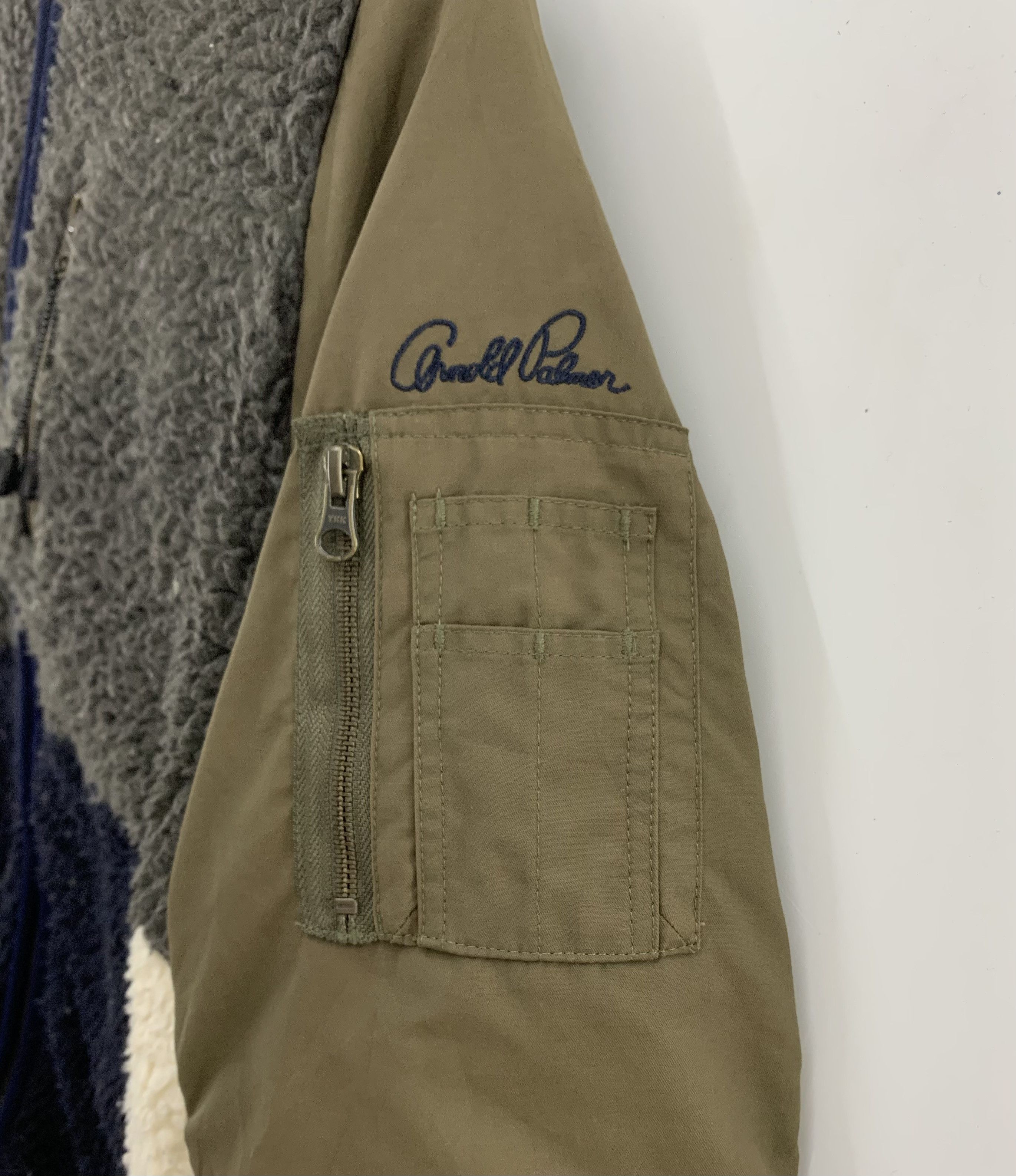 Japanese Brand × Vintage Vintage Arnold Palmer Classic Style Fleece Jacket Hoodie Size L / US 10 / IT 46 - 6 Thumbnail