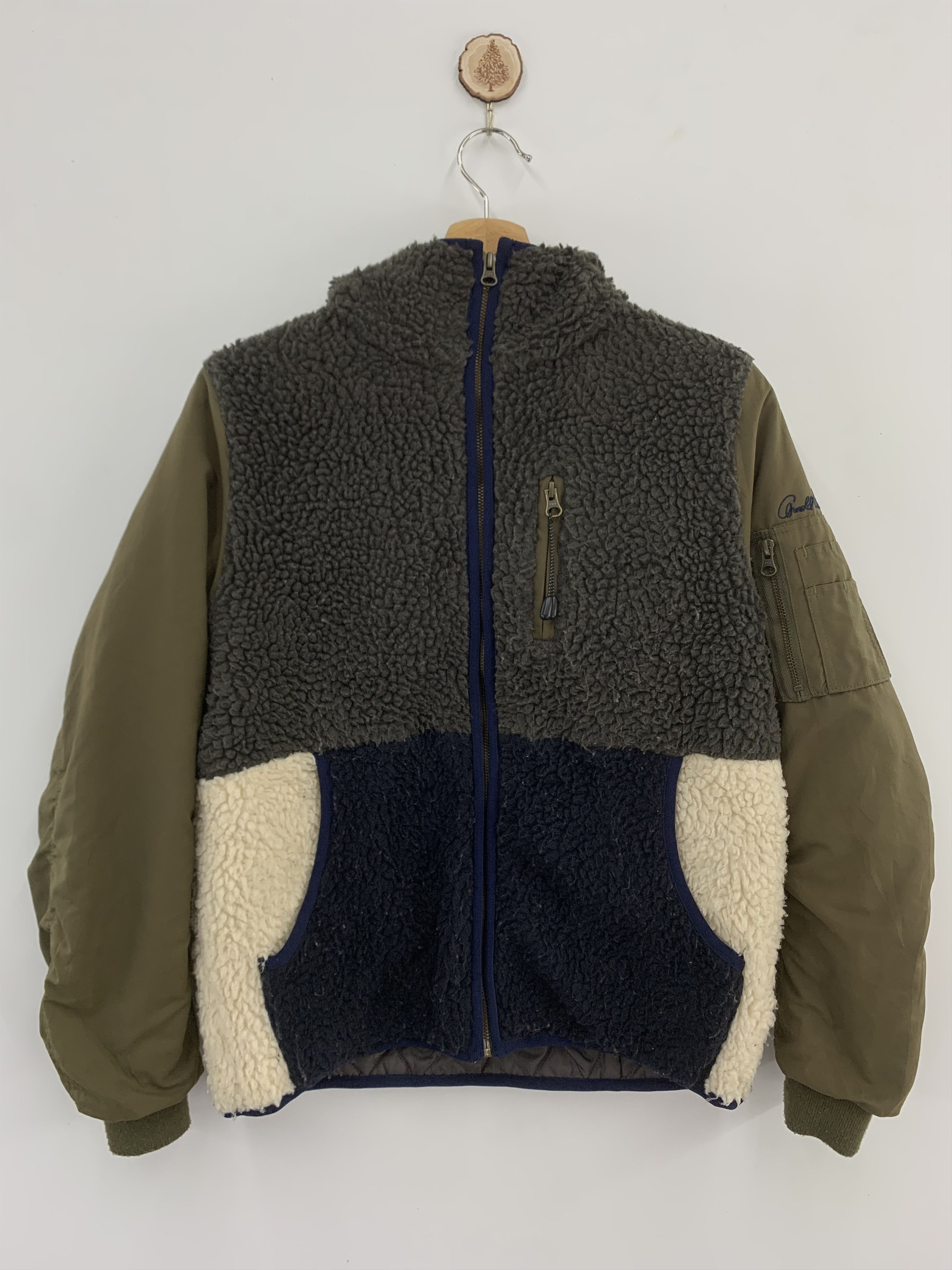 Japanese Brand × Vintage Vintage Arnold Palmer Classic Style Fleece Jacket Hoodie Size L / US 10 / IT 46 - 3 Thumbnail