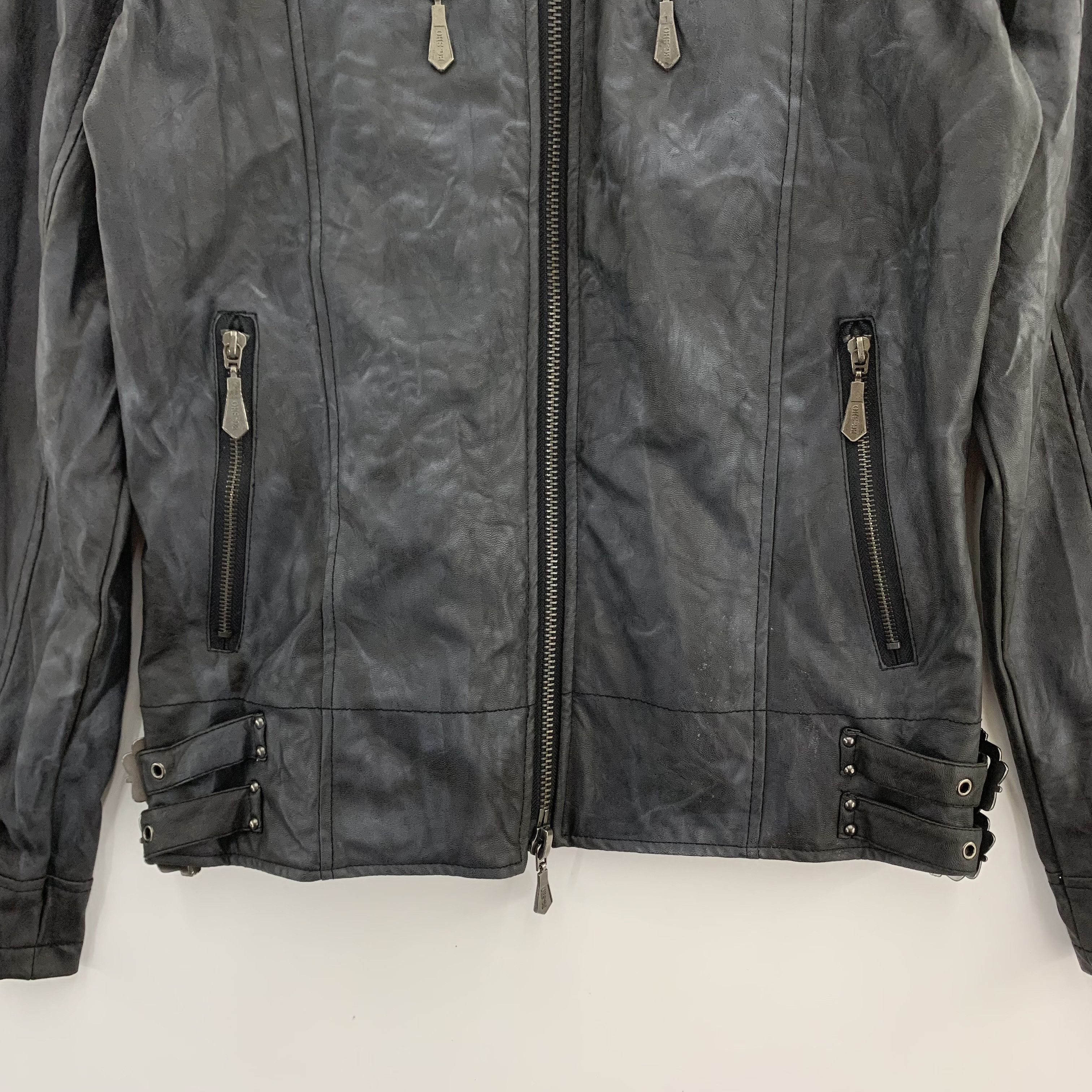 Japanese Brand Bernings Sho Black Jacket Steampunk Size US L / EU 52-54 / 3 - 3 Thumbnail