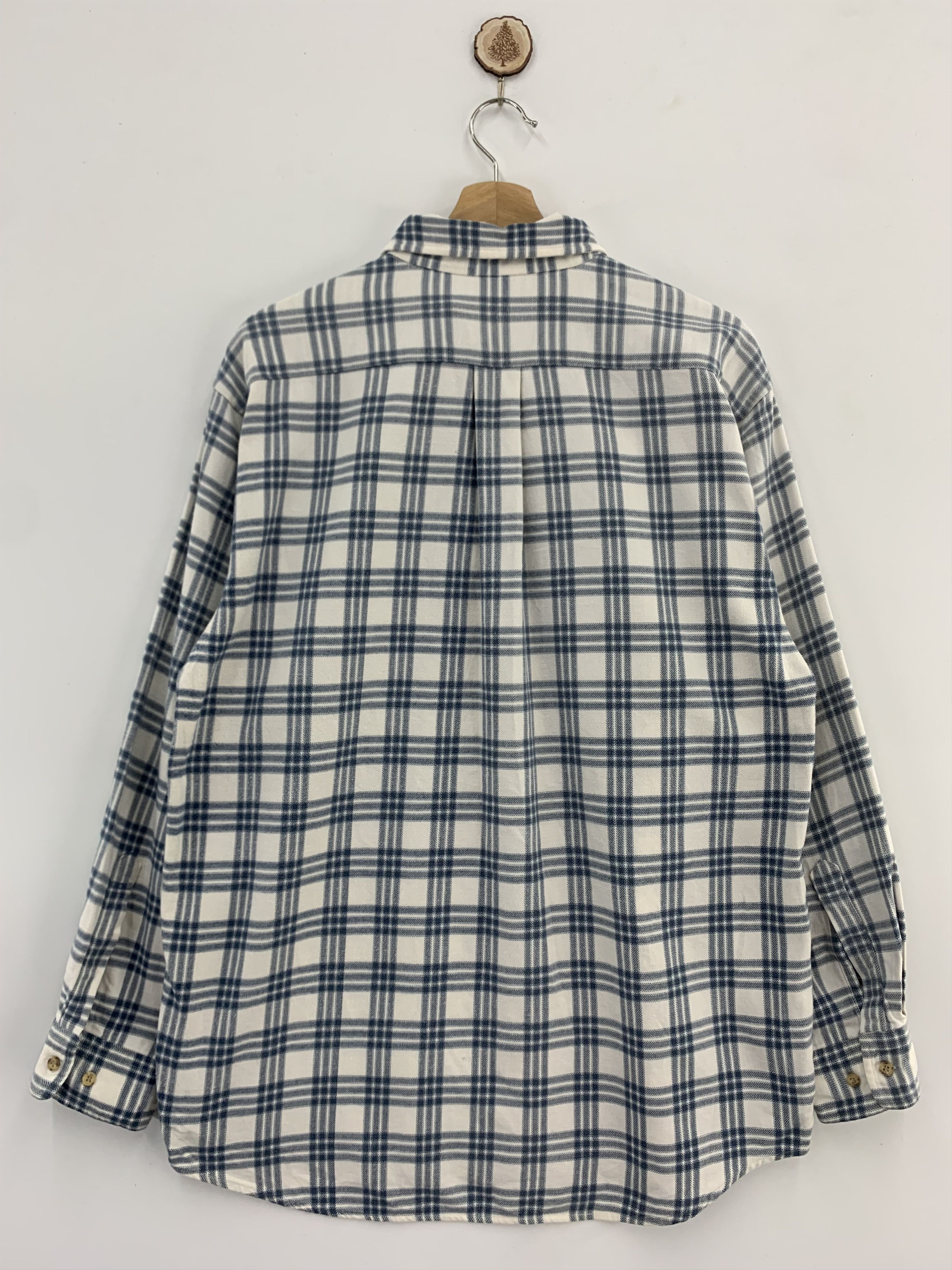 Lacoste Vintage Lacoste Long Sleeve Shirt Flannel Size US XL / EU 56 / 4 - 2 Thumbnail